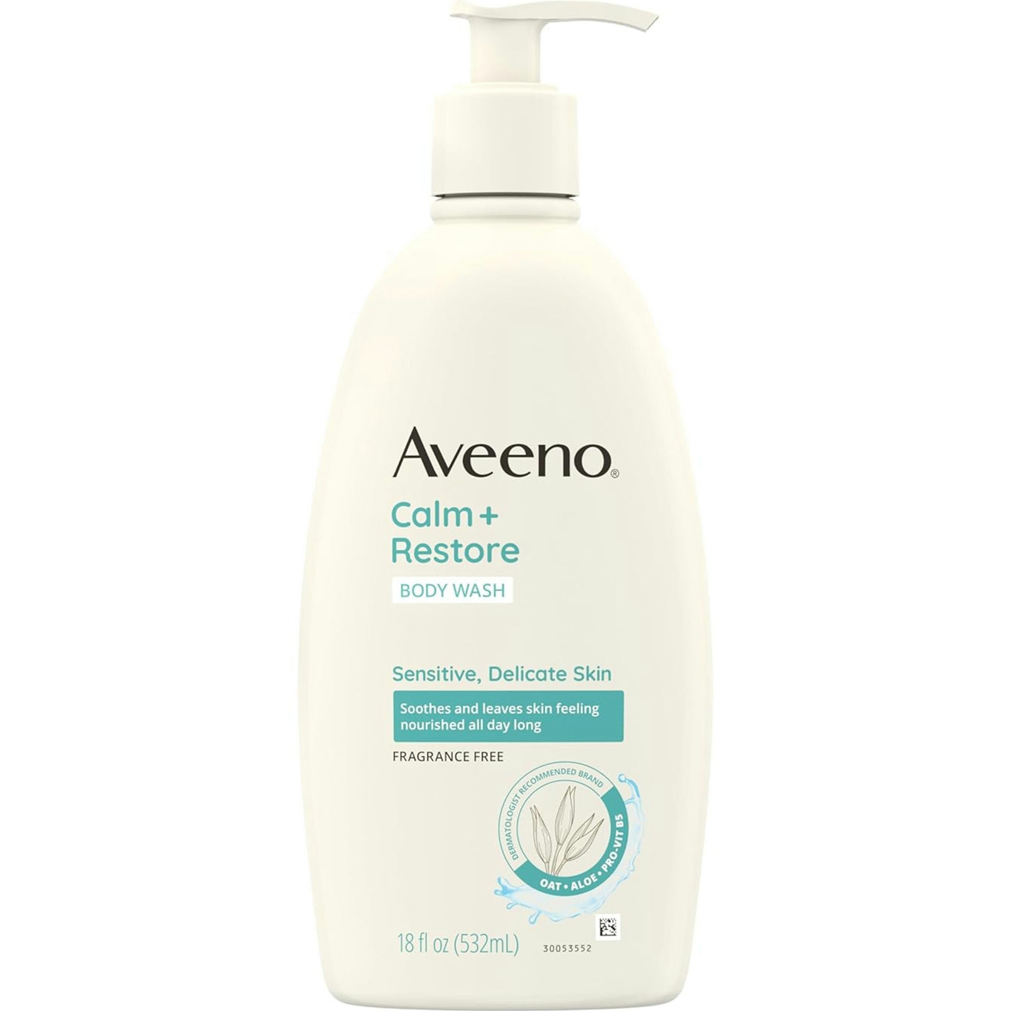 Aveeno Calm + Restore Body Wash for Sensitive, Distressed, Dry Skin