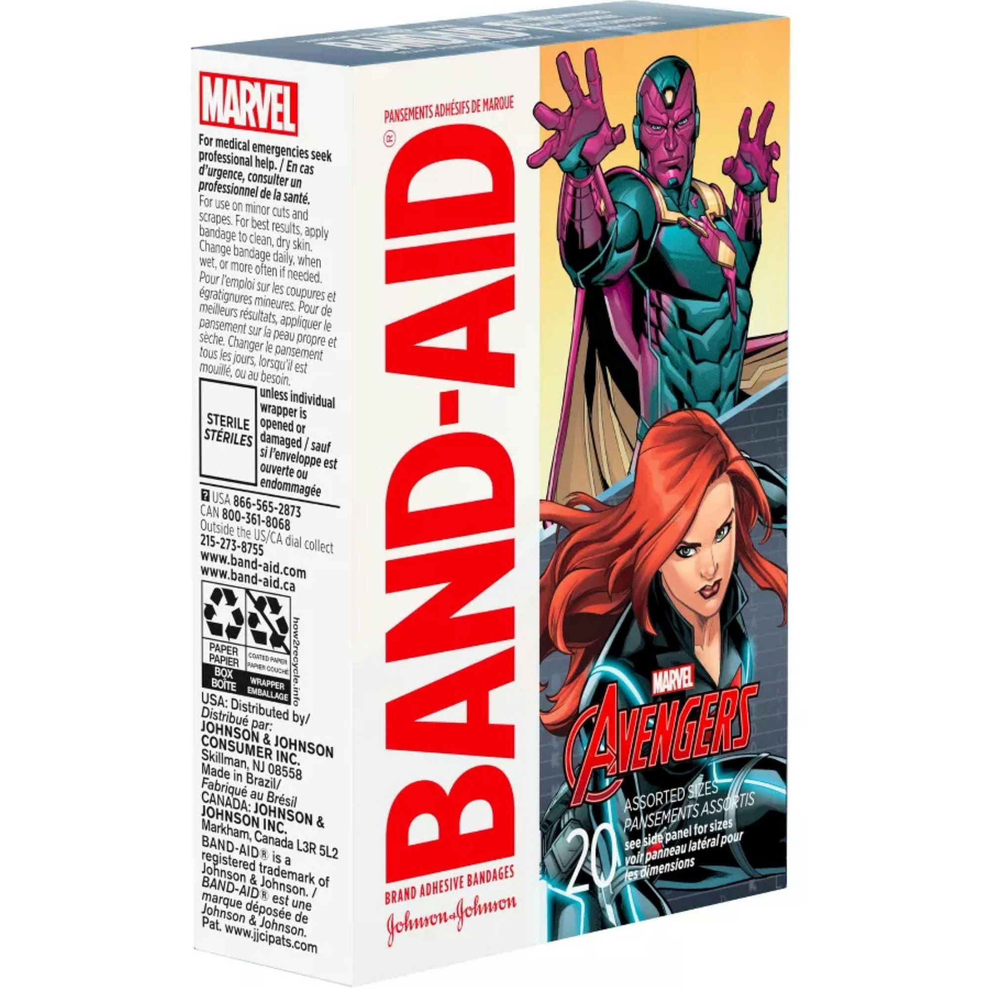Band-Aid Adhesive Bandages Marvel Avengers