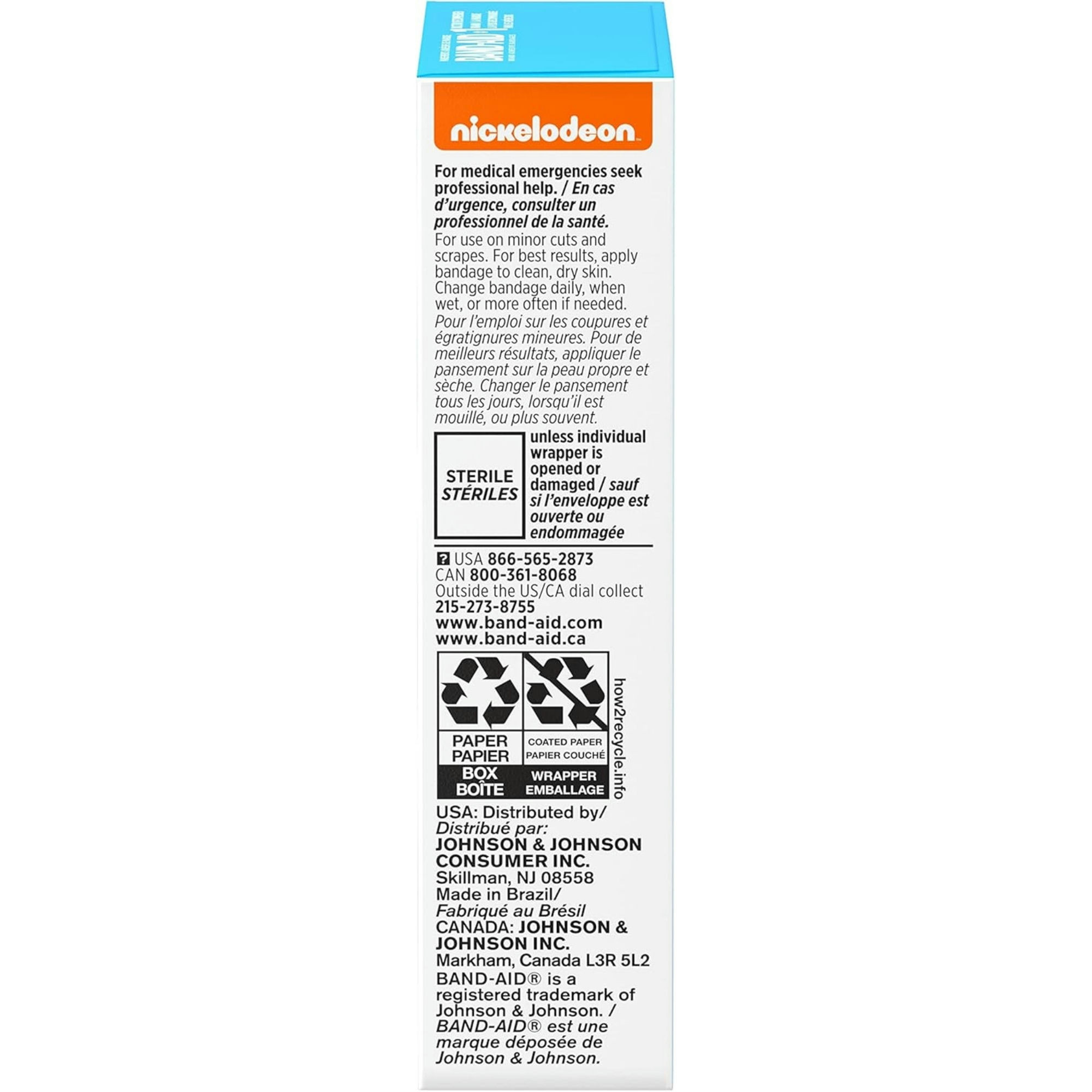 Band-Aid Adhesive Bandages Nickelodeon Paw Patrol