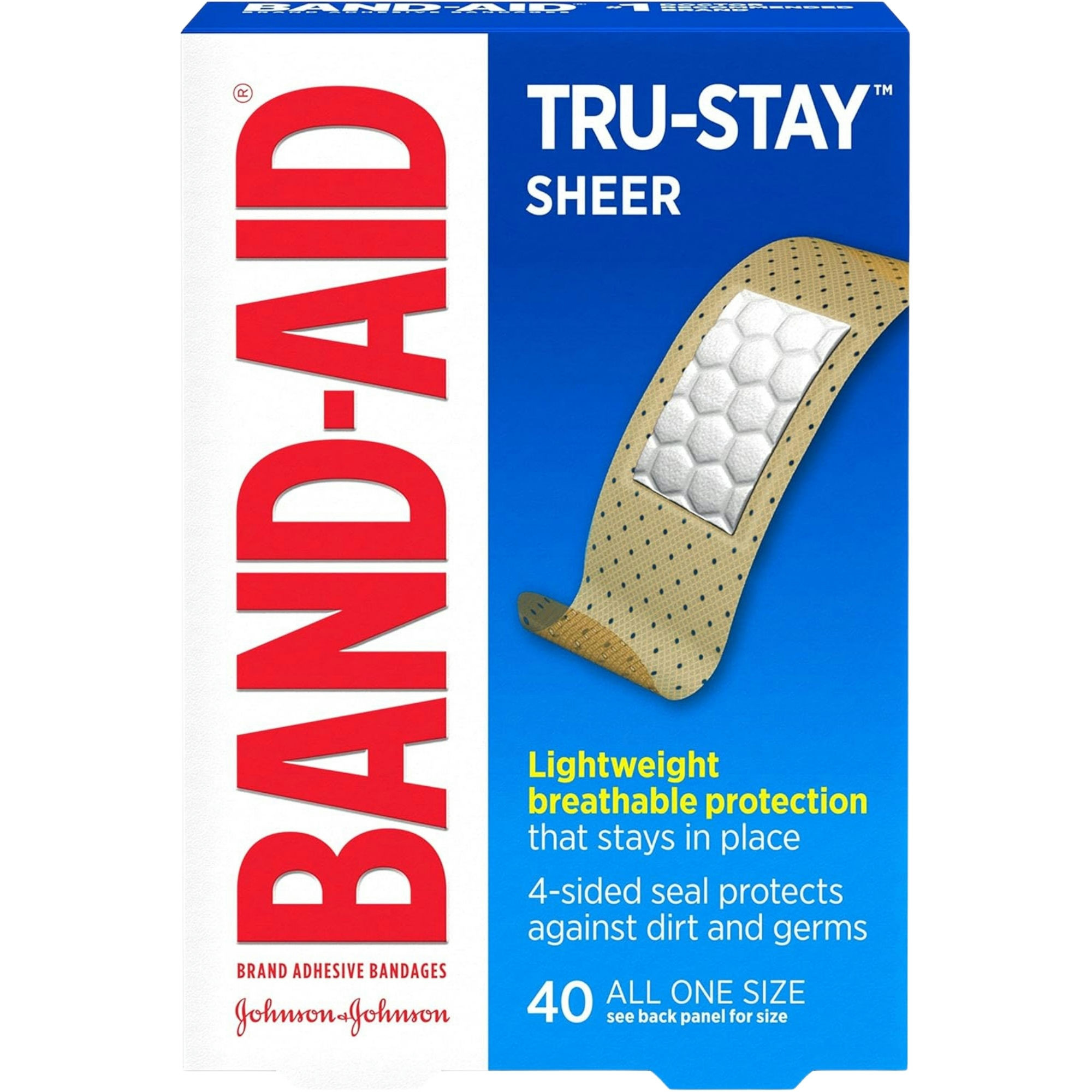 Band-Aid Tru-Stay Sheer Strips Adhesive Bandages