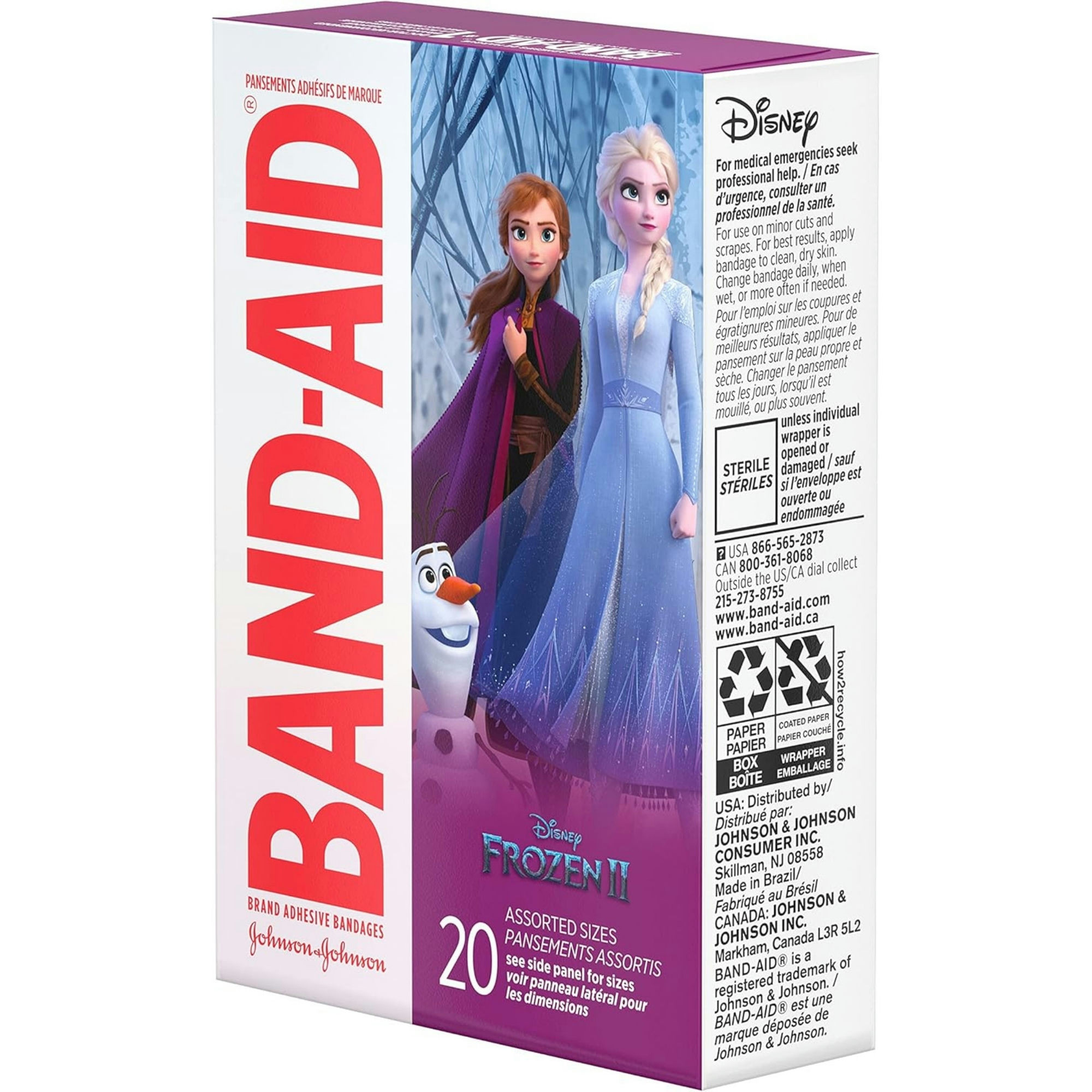 Band-Aid Adhesive Bandages Disney Frozen