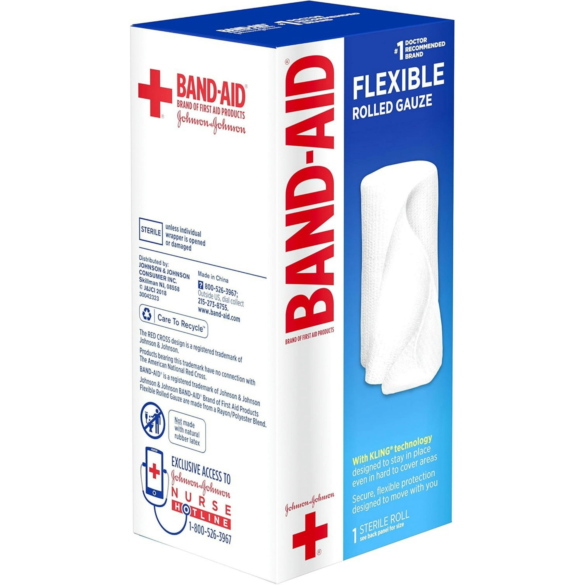 Band-Aid Flexible Rolled Gauze