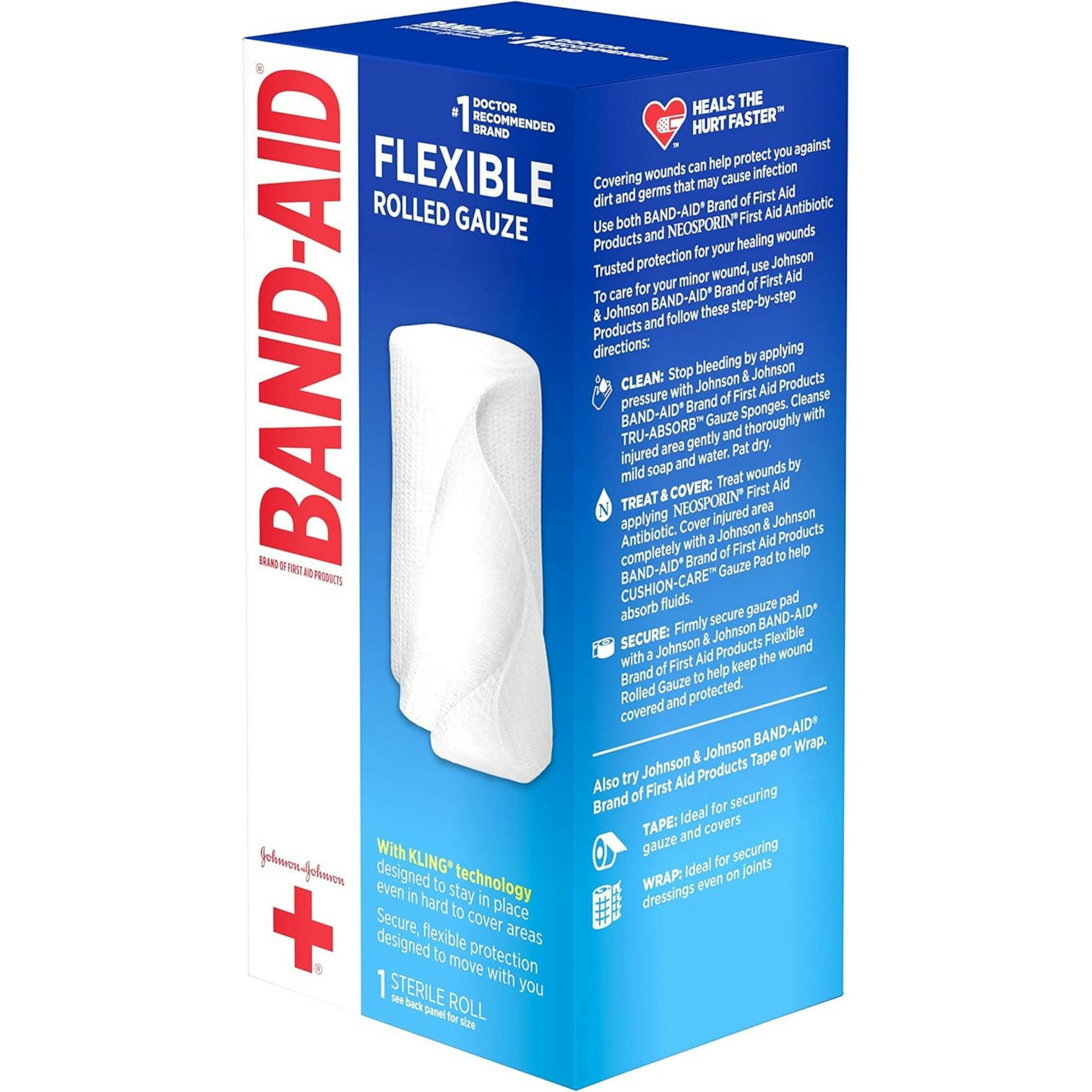Band-Aid Flexible Rolled Gauze