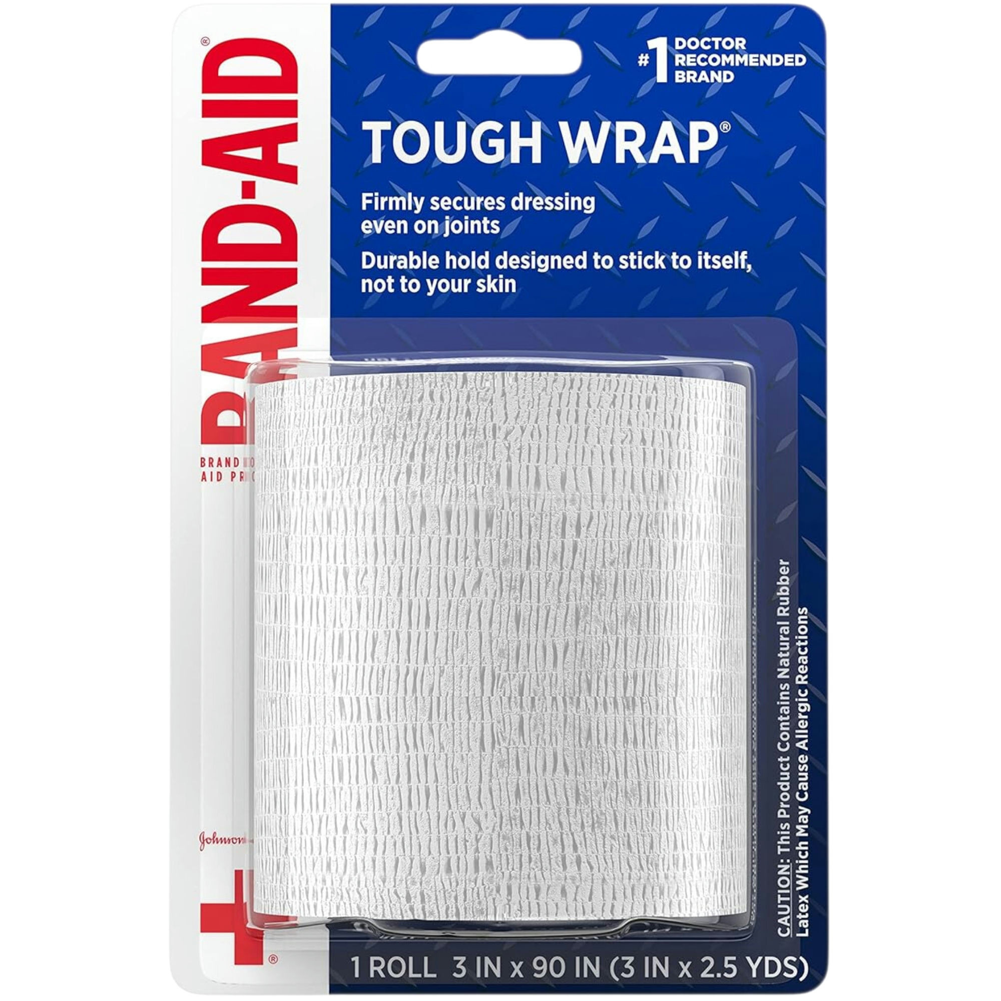 Band-Aid Tough Wrap Self-Adhesive Bandage Wrap