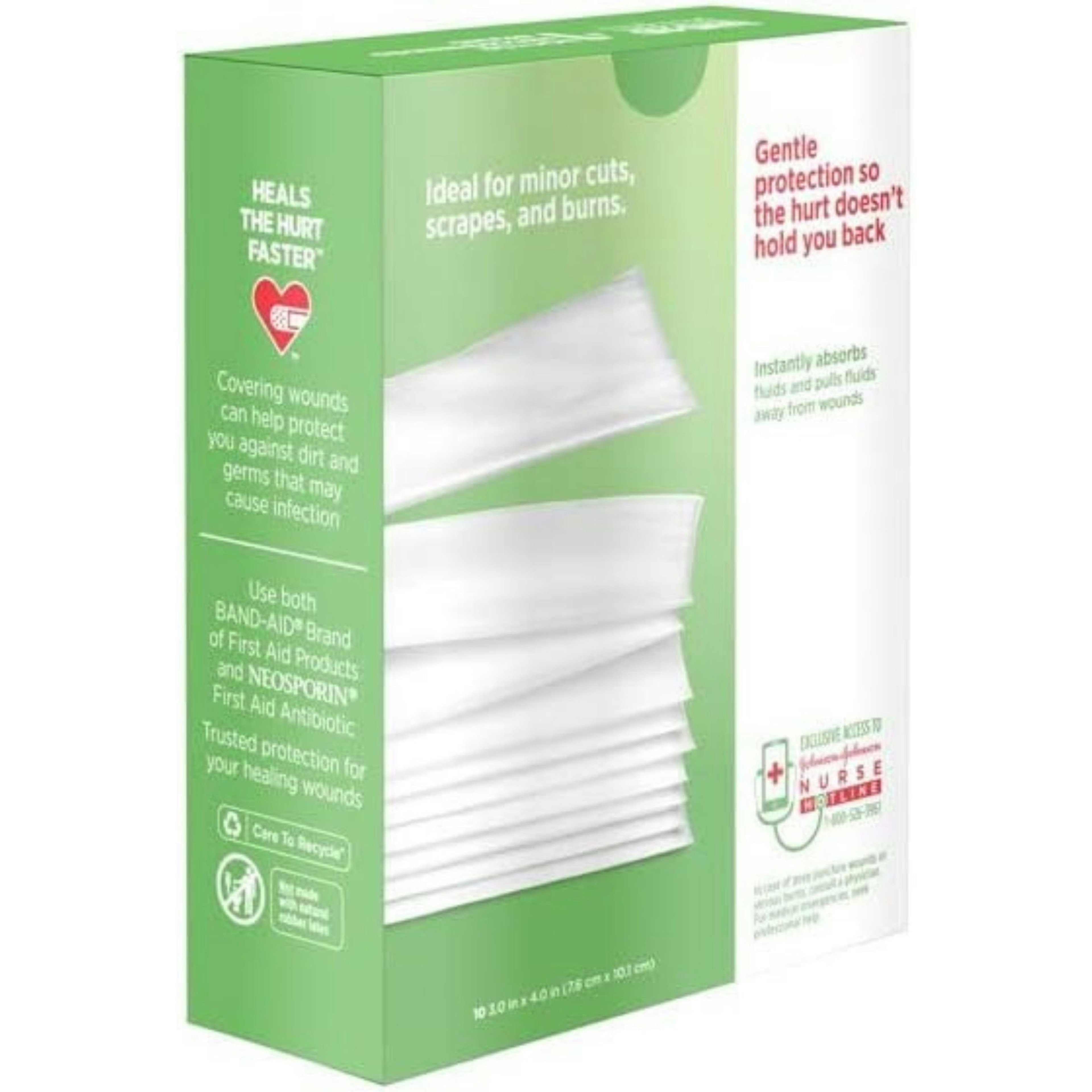 Band-Aid Hurt-Free Non-Stick Pads