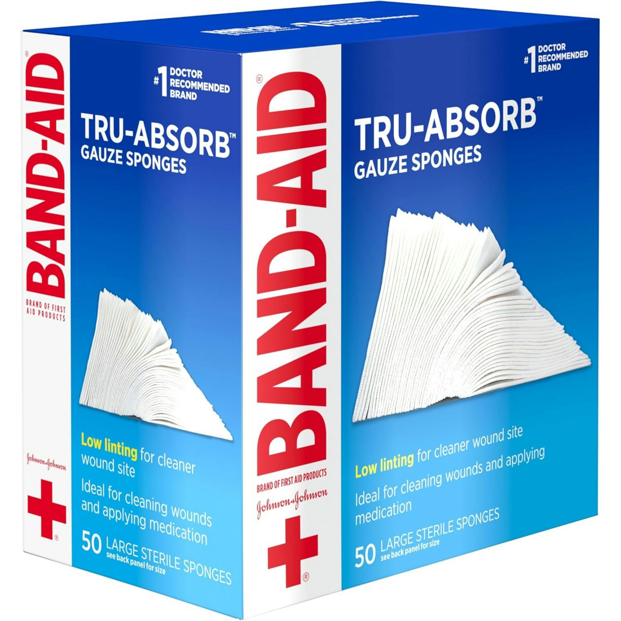 Band-Aid First Aid Tru-Absorb Gauze Sponges