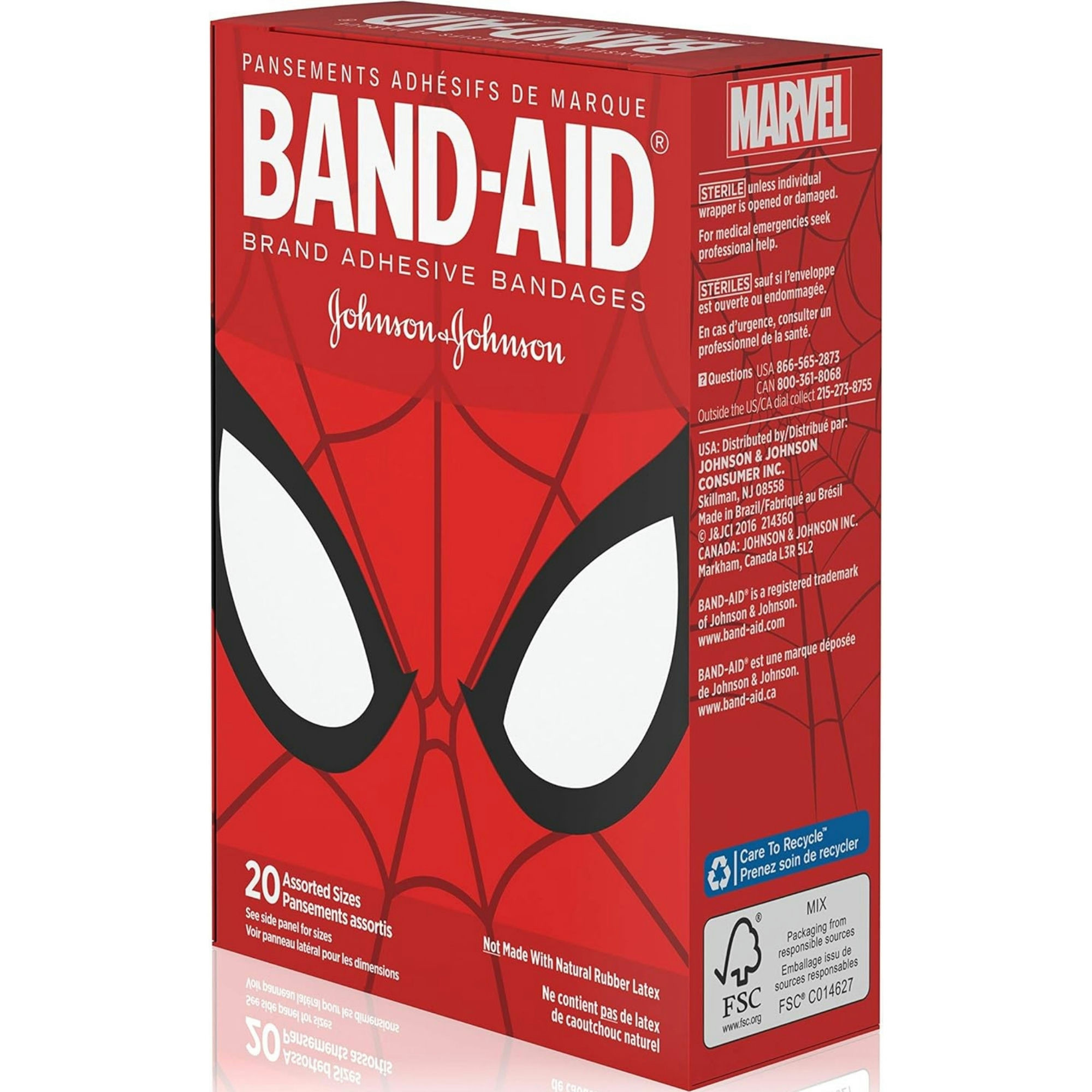 Band-Aid Adhesive Bandages Marvel Spider-Man