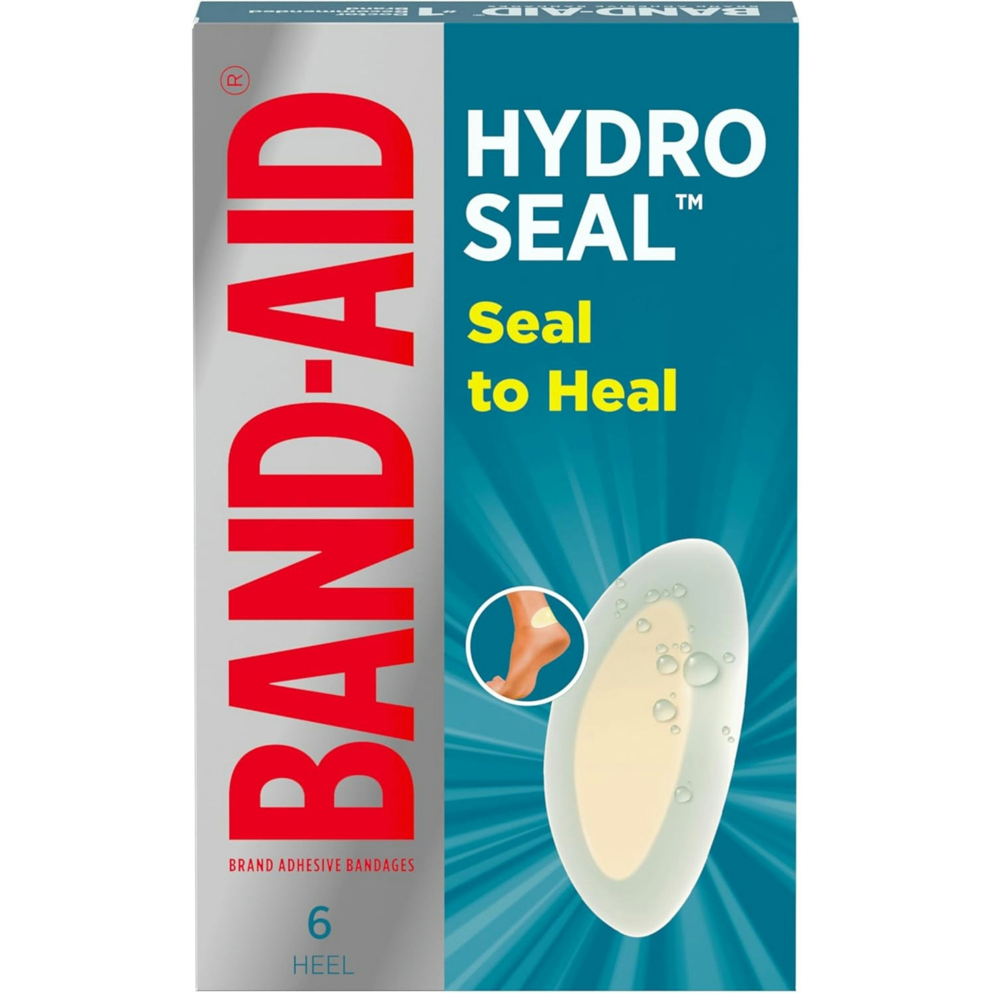 Band-Aid Hydro Seal Adhesive Bandages for Heel Blisters