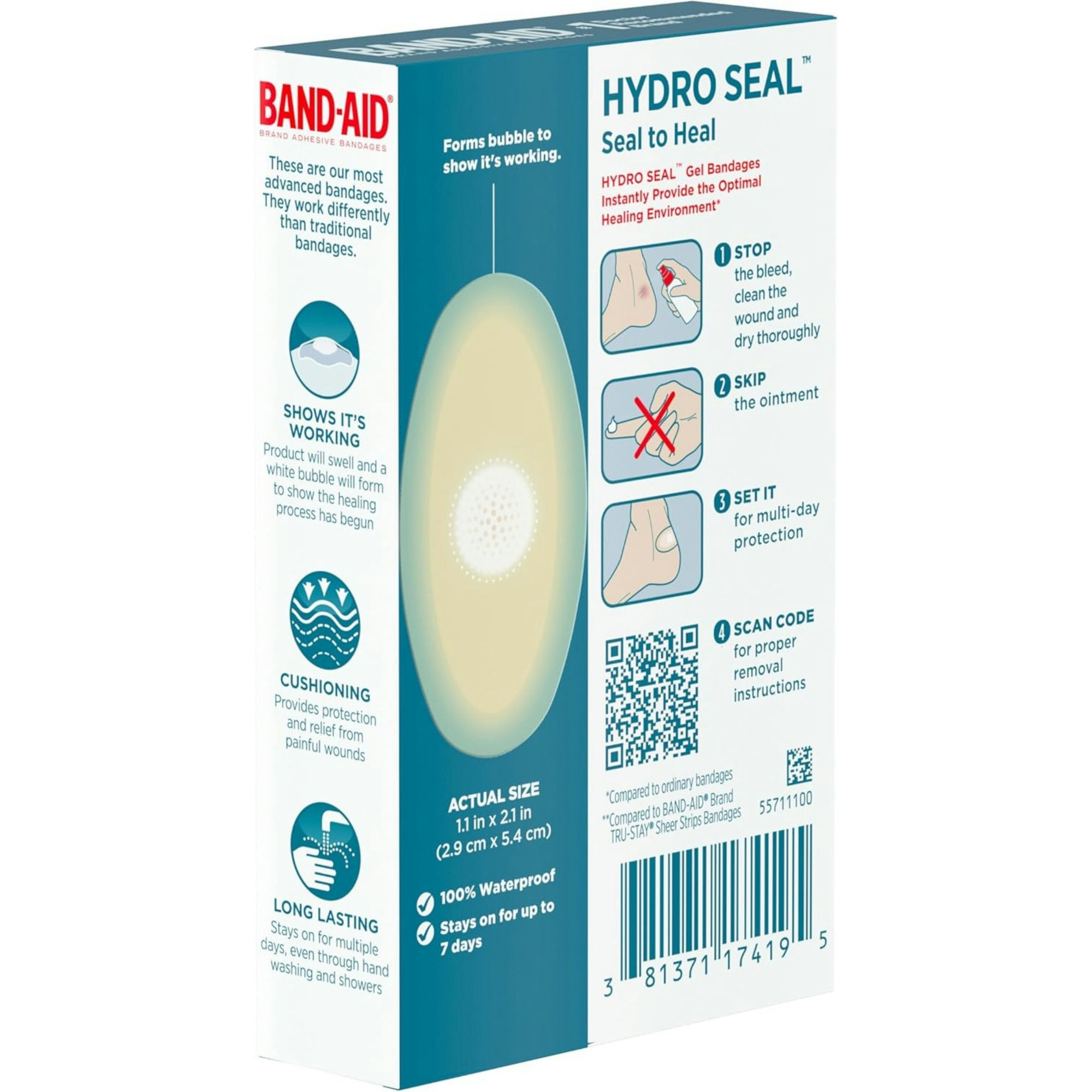 Band-Aid Hydro Seal Adhesive Bandages for Heel Blisters