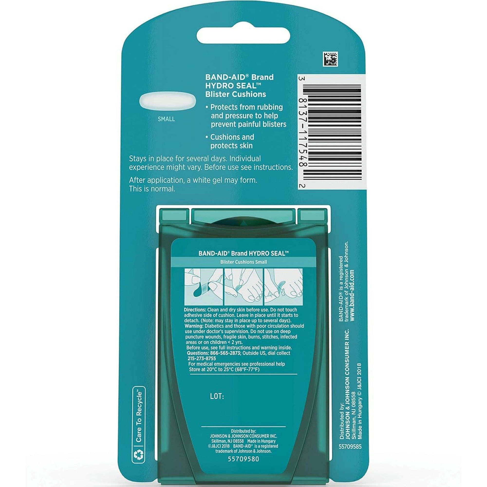 Band-Aid Hydro Seal Bandages Blister Cushion