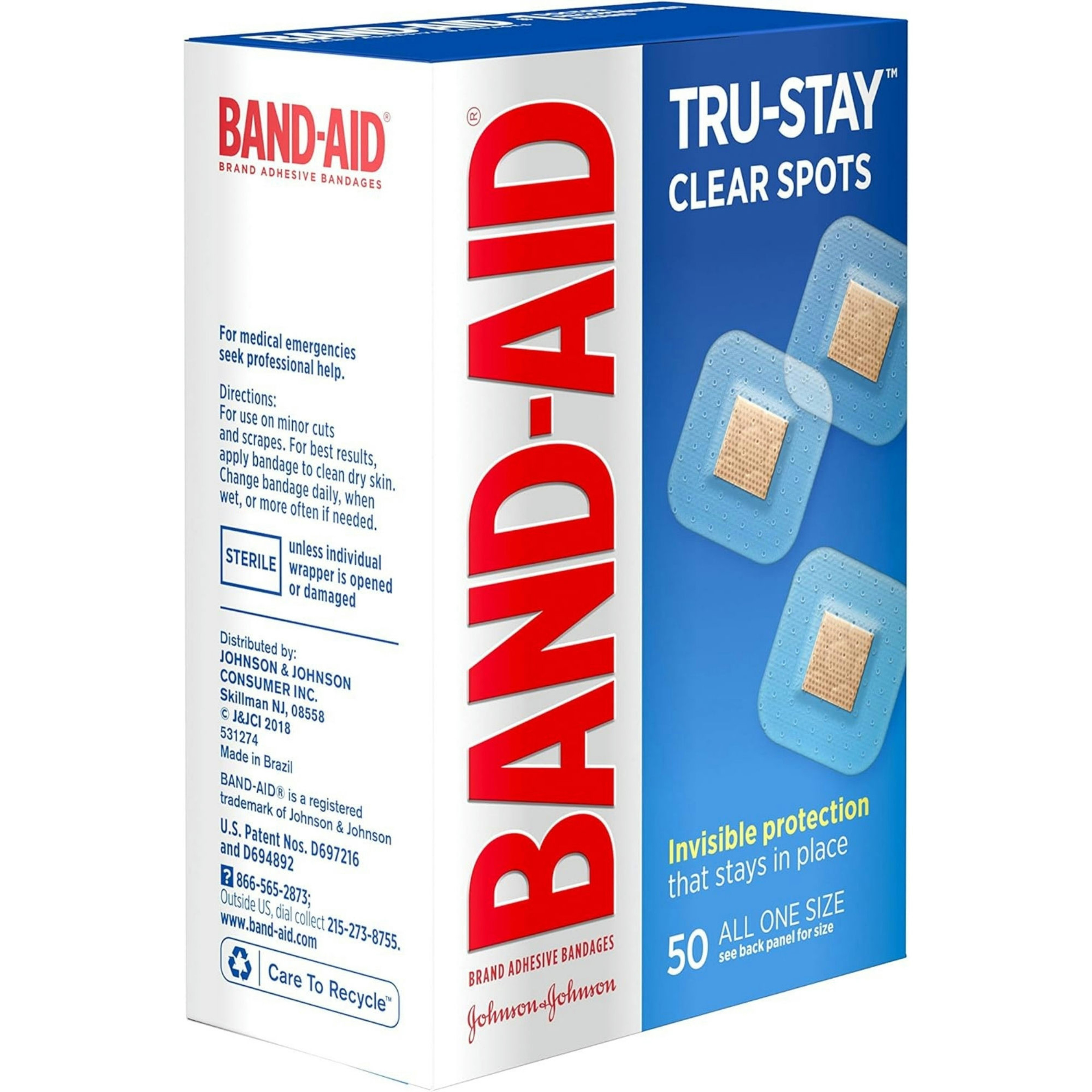 Band-Aid Tru-Stay Clear Spot Bandages