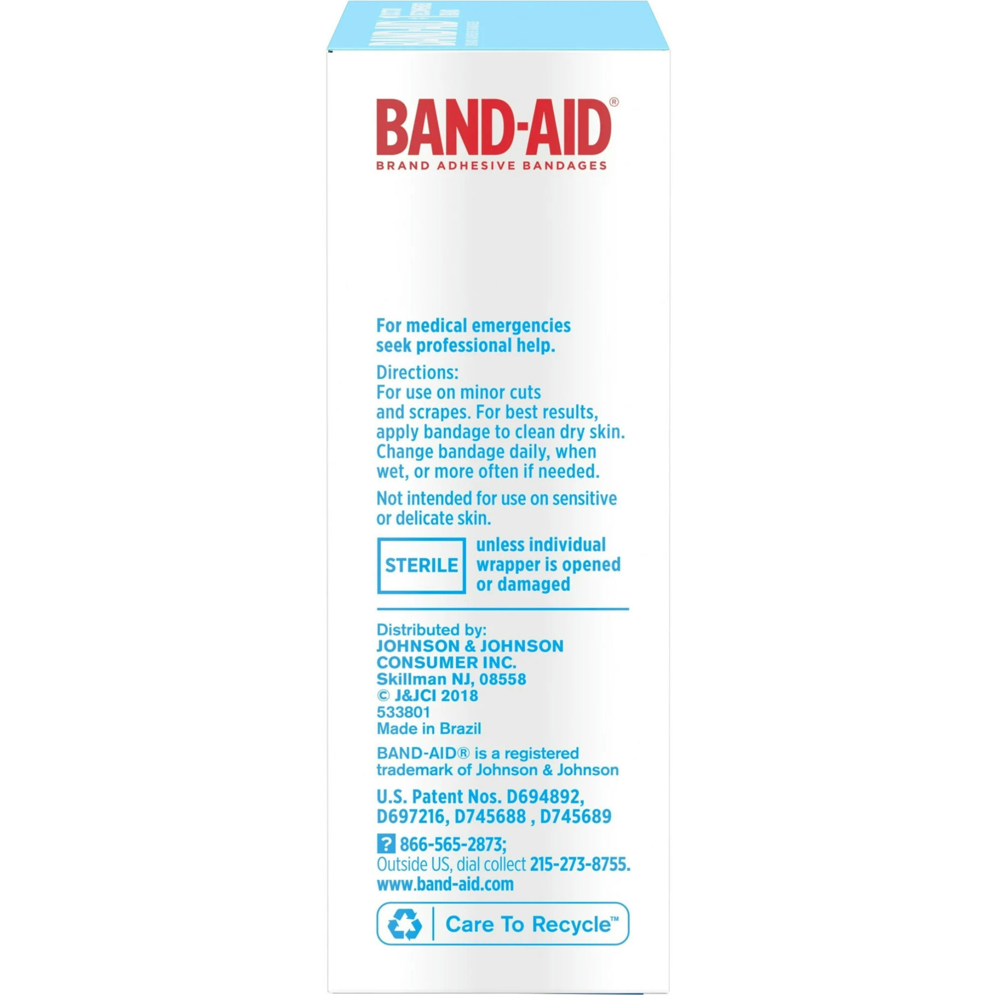 Band-Aid Water Block Tough Strips Bandages