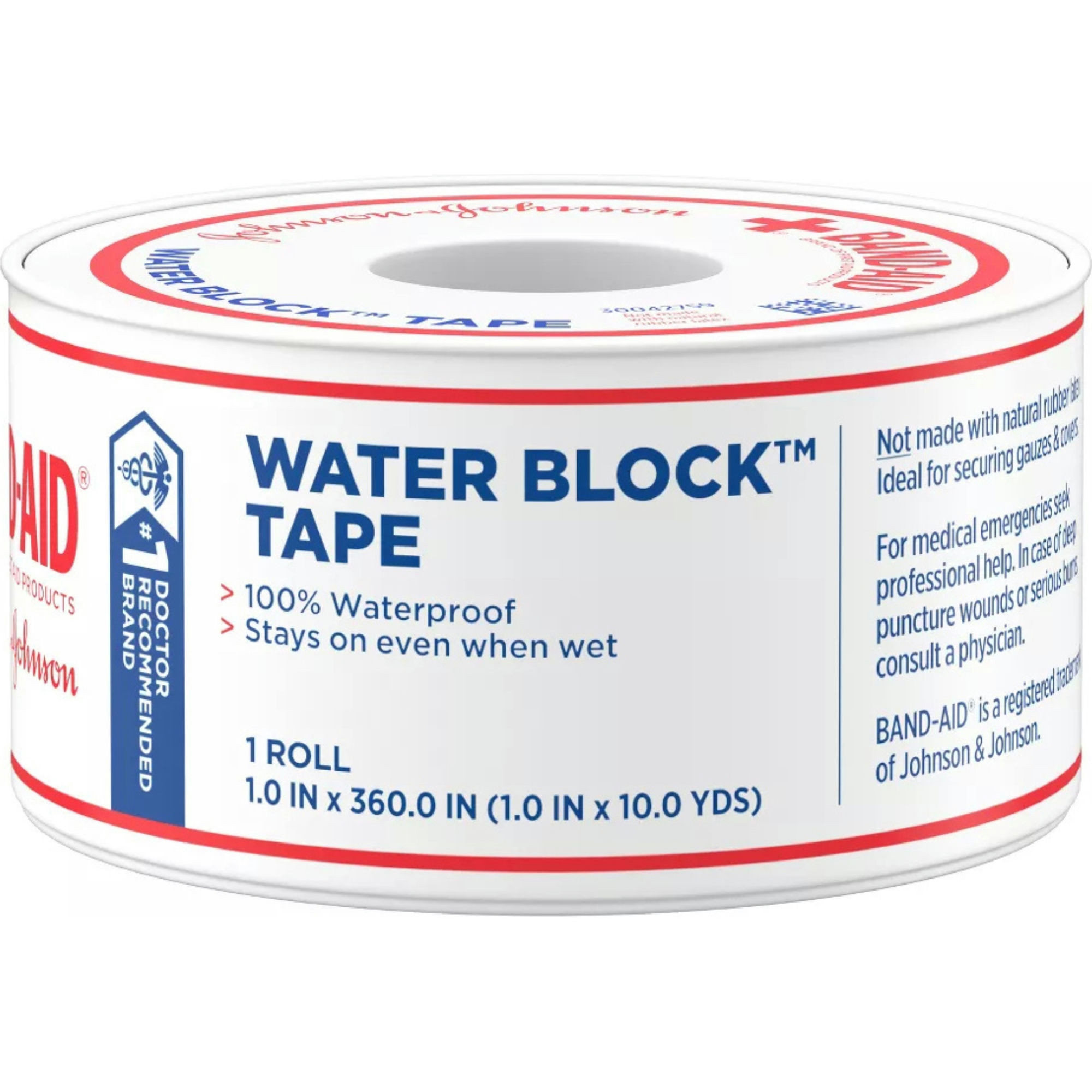 Band-Aid Water Block Waterproof Medical Tape