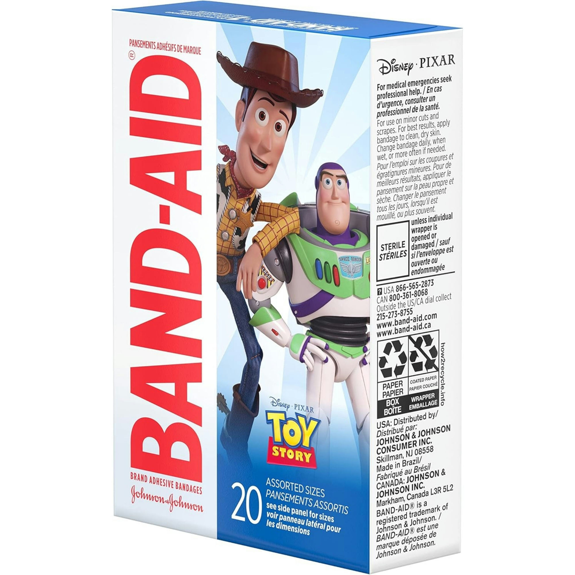 Band-Aid Adhesive Bandages Disney-Pixar Toy Story
