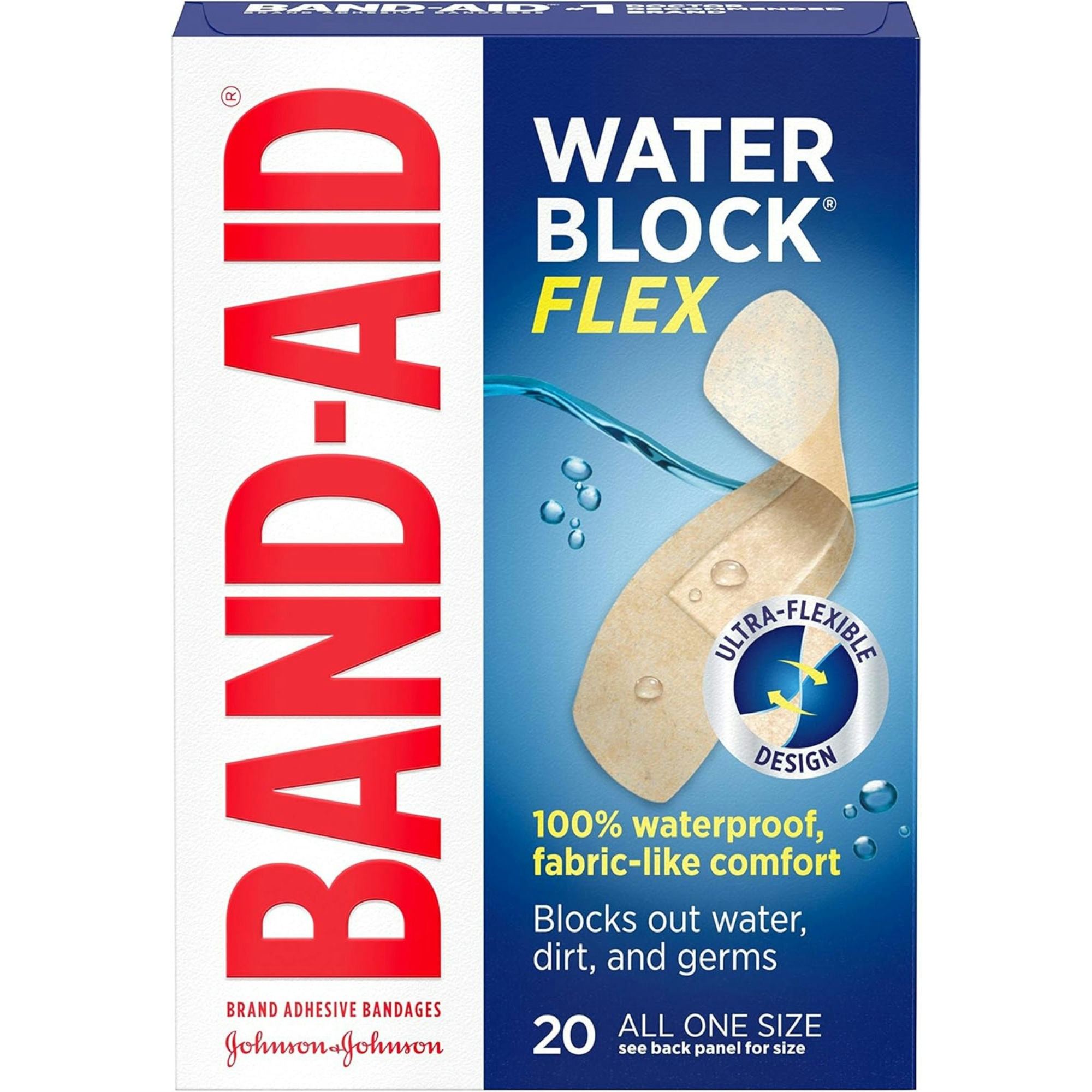 Band-Aid Water Block Flex Adhesive Bandages