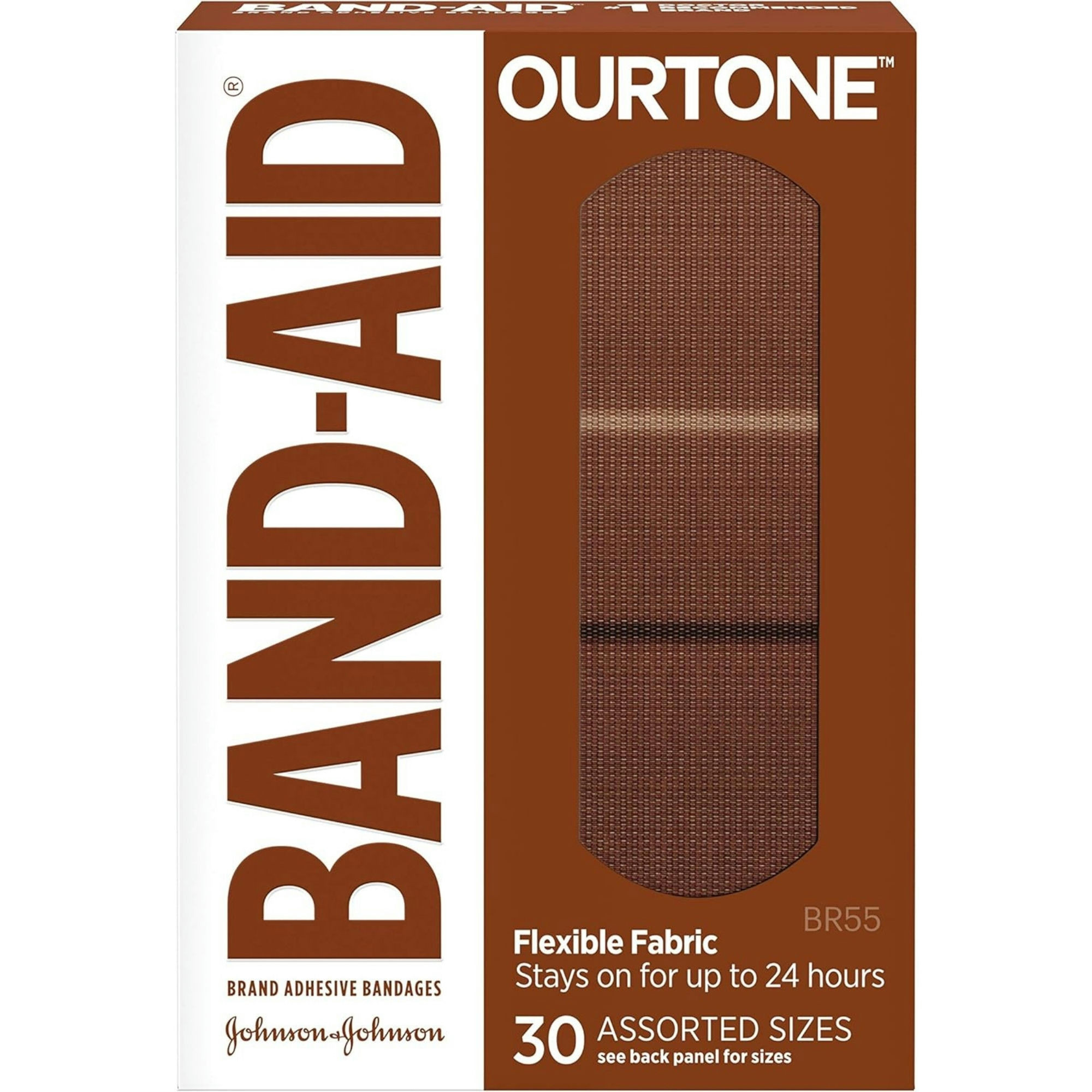 Band-Aid Brand Ourtone Flexible Fabric Adhesive Bandages