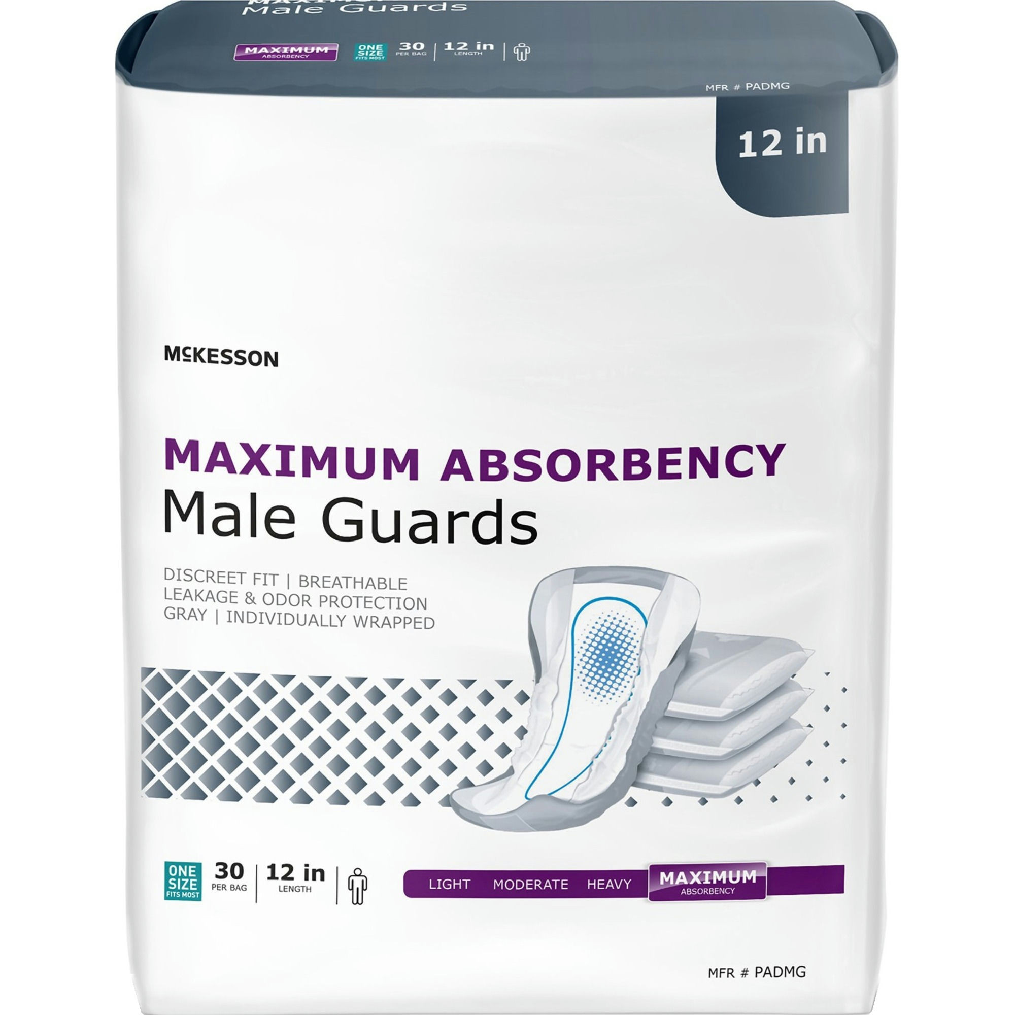 McKesson Male Guards, Maximum Absorbency