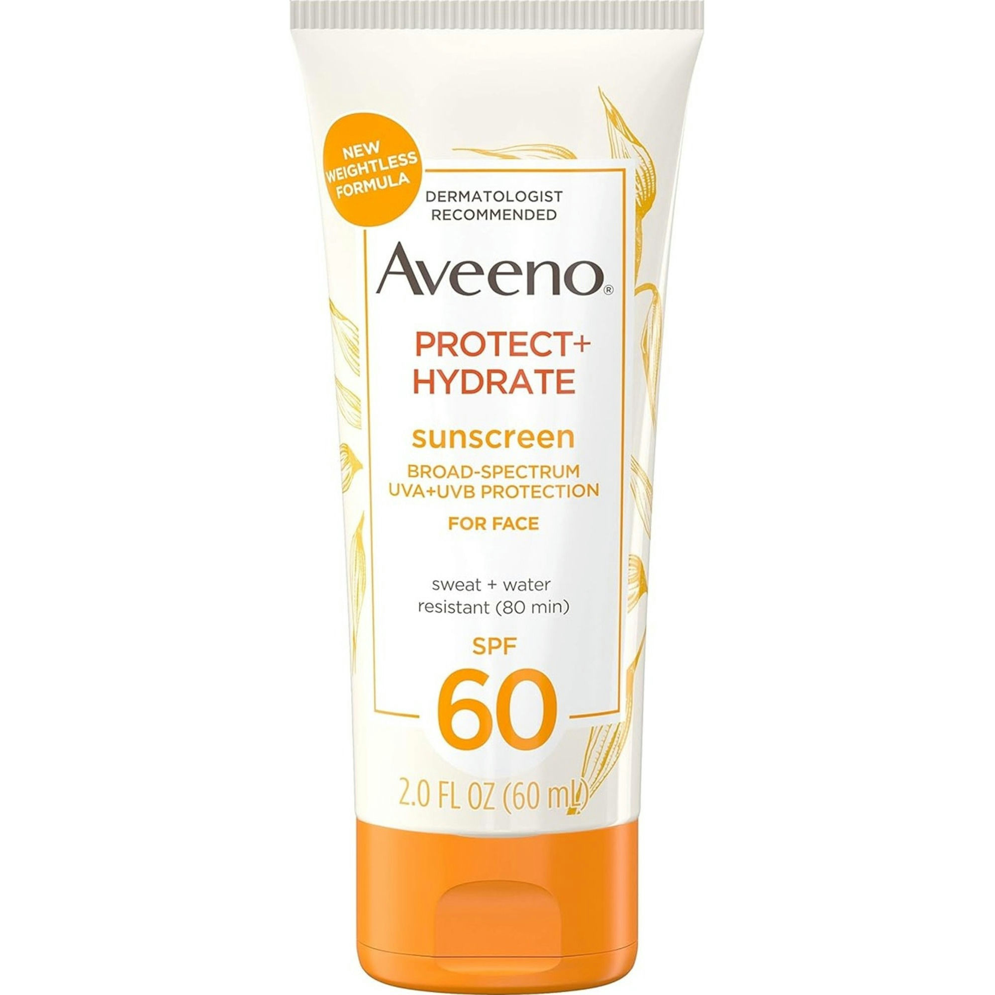 Aveeno Protect + Hydrate Sunscreen Broad Spectrum Face Lotion SPF 60