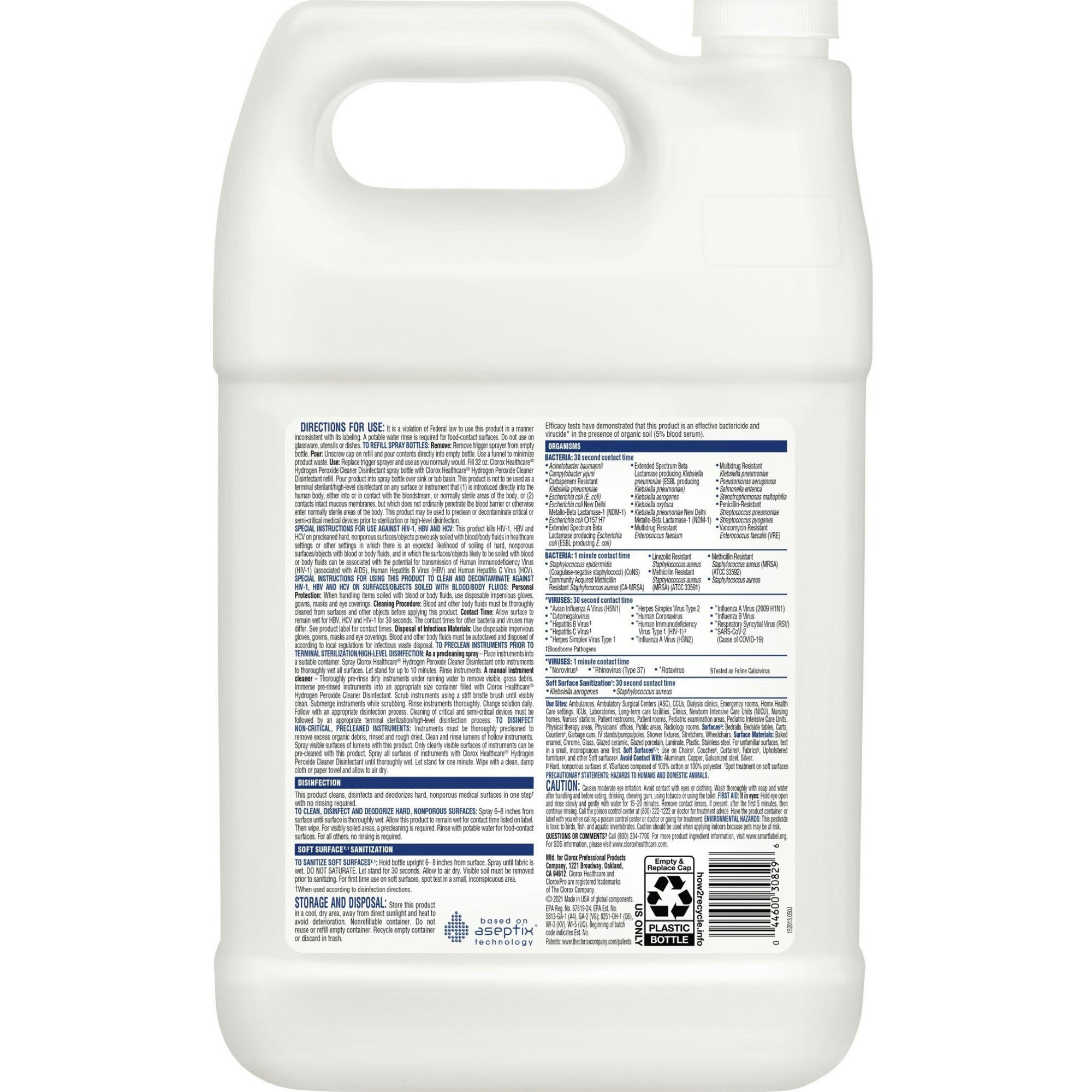 Clorox Healthcare Hydrogen Peroxide Cleaner Disinfectant