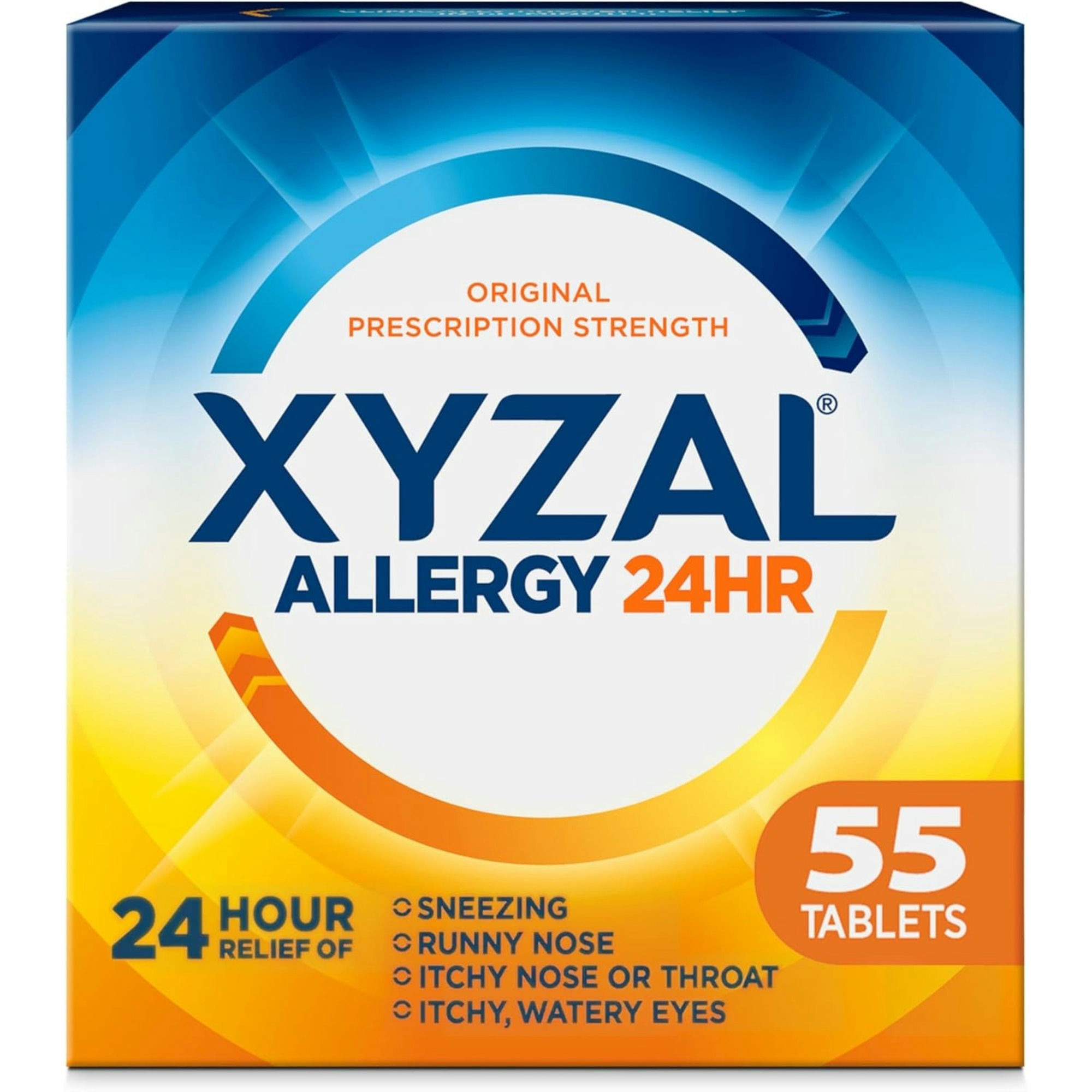 Xyzal Original Prescription Strength 24 Hour Allergy Tablets