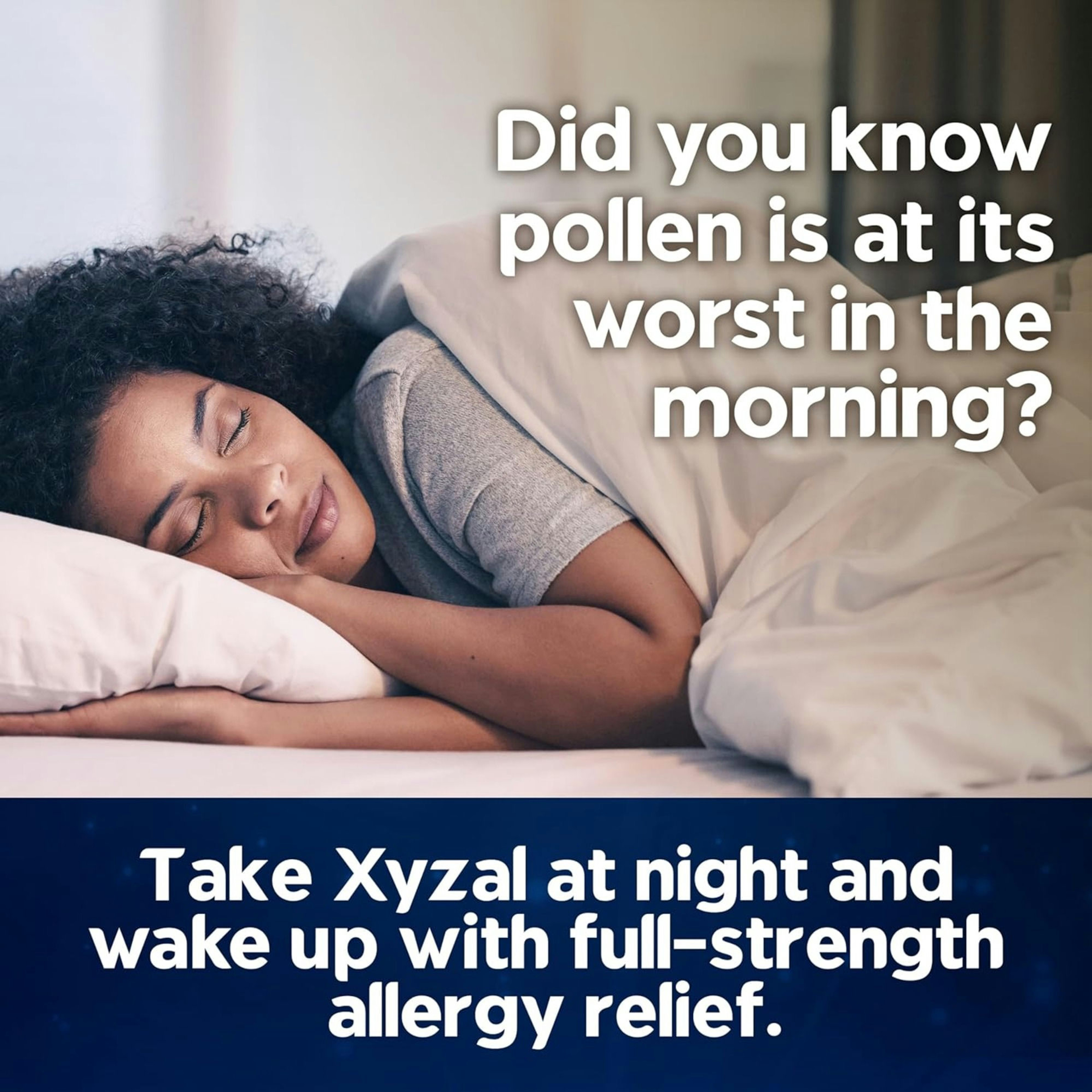 Xyzal Original Prescription Strength 24 Hour Allergy Tablets
