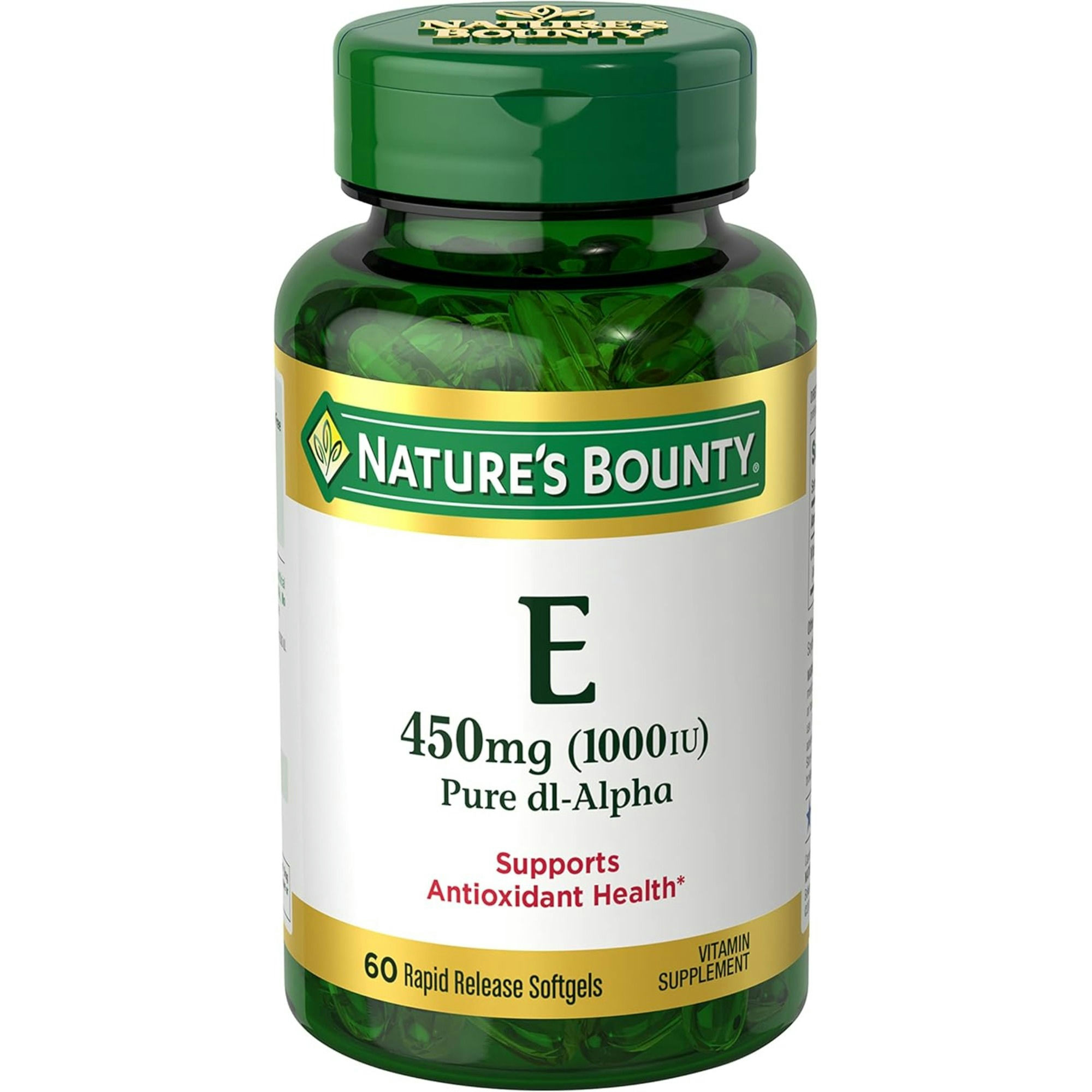 Nature's Bounty Vitamin E Rapid Release Softgels