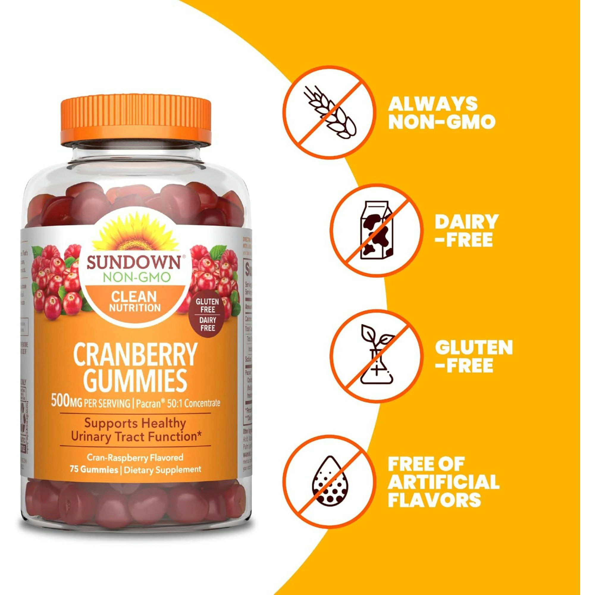 Sundown Naturals Cranberry Gummies