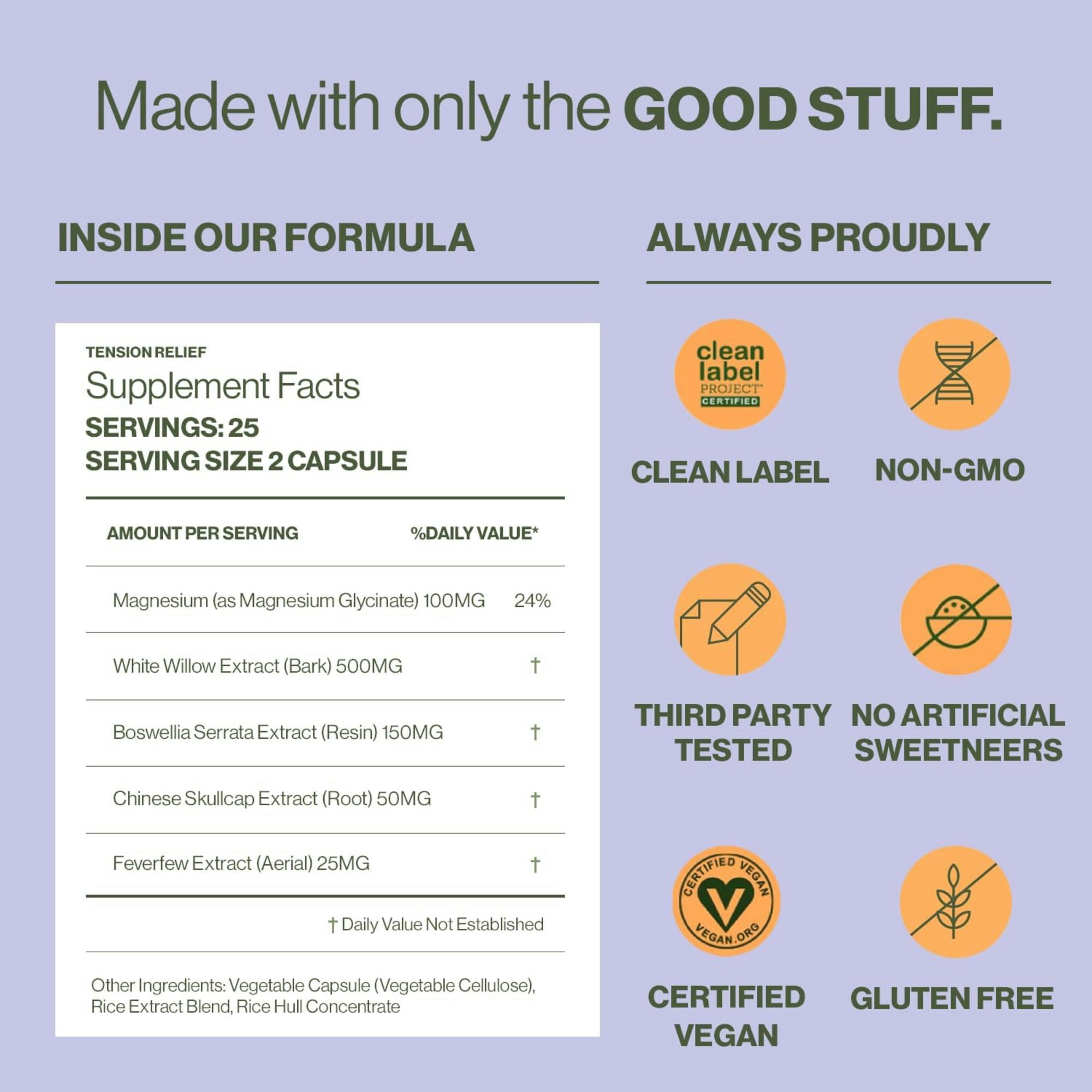 Hilma Tension Relief Herbal Supplement