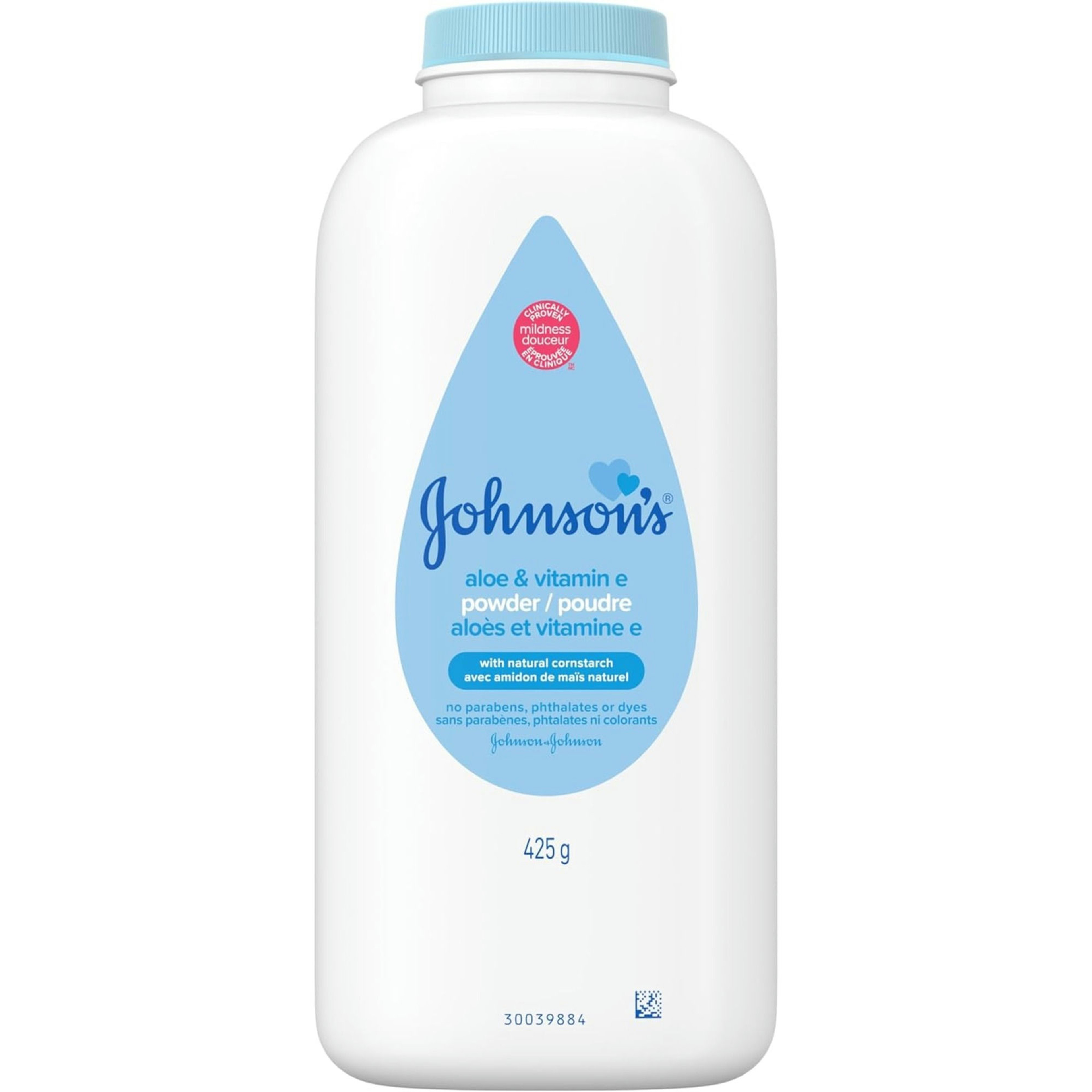 Johnson's Aloe and Vitamin E Baby Powder