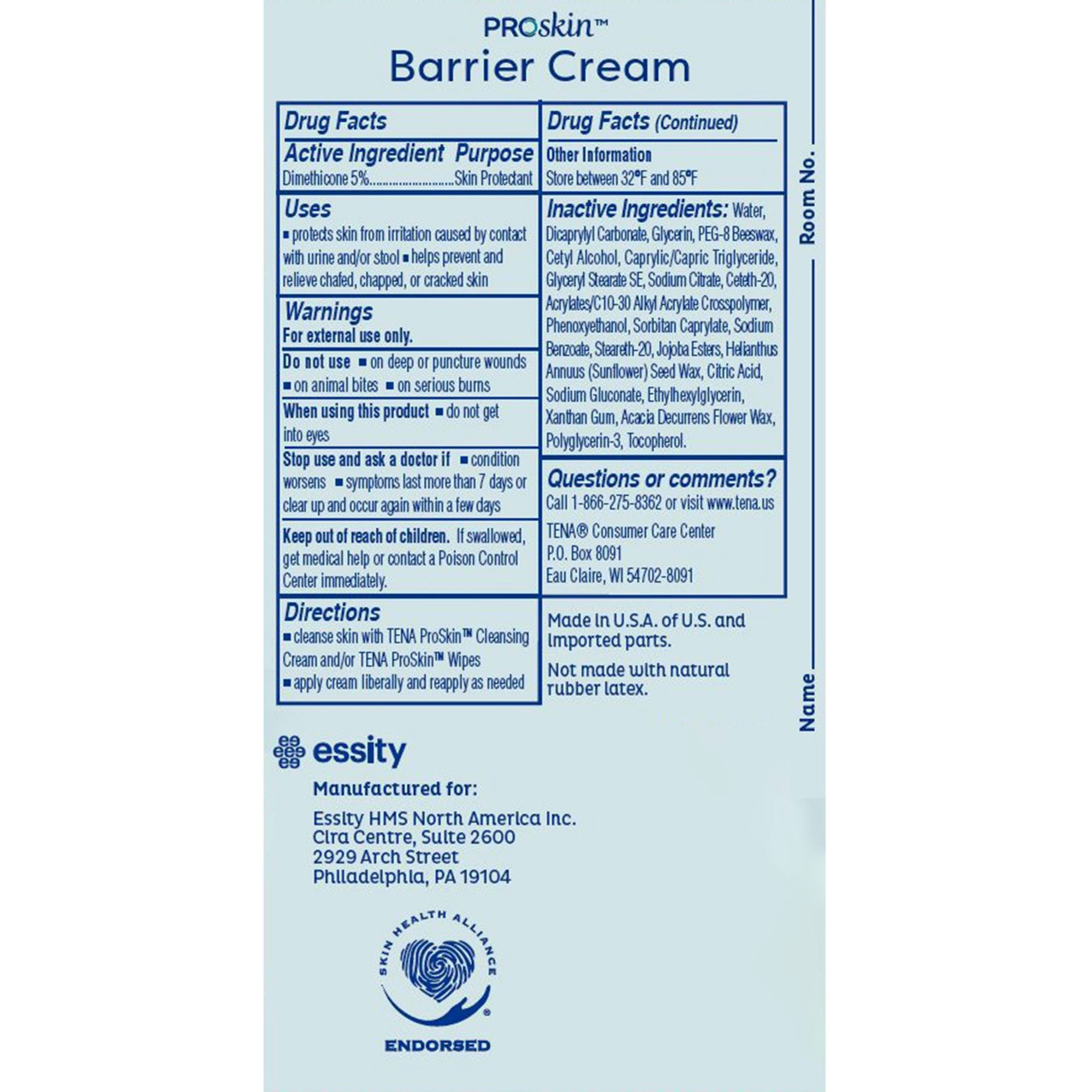 TENA Proskin Barrier Cream