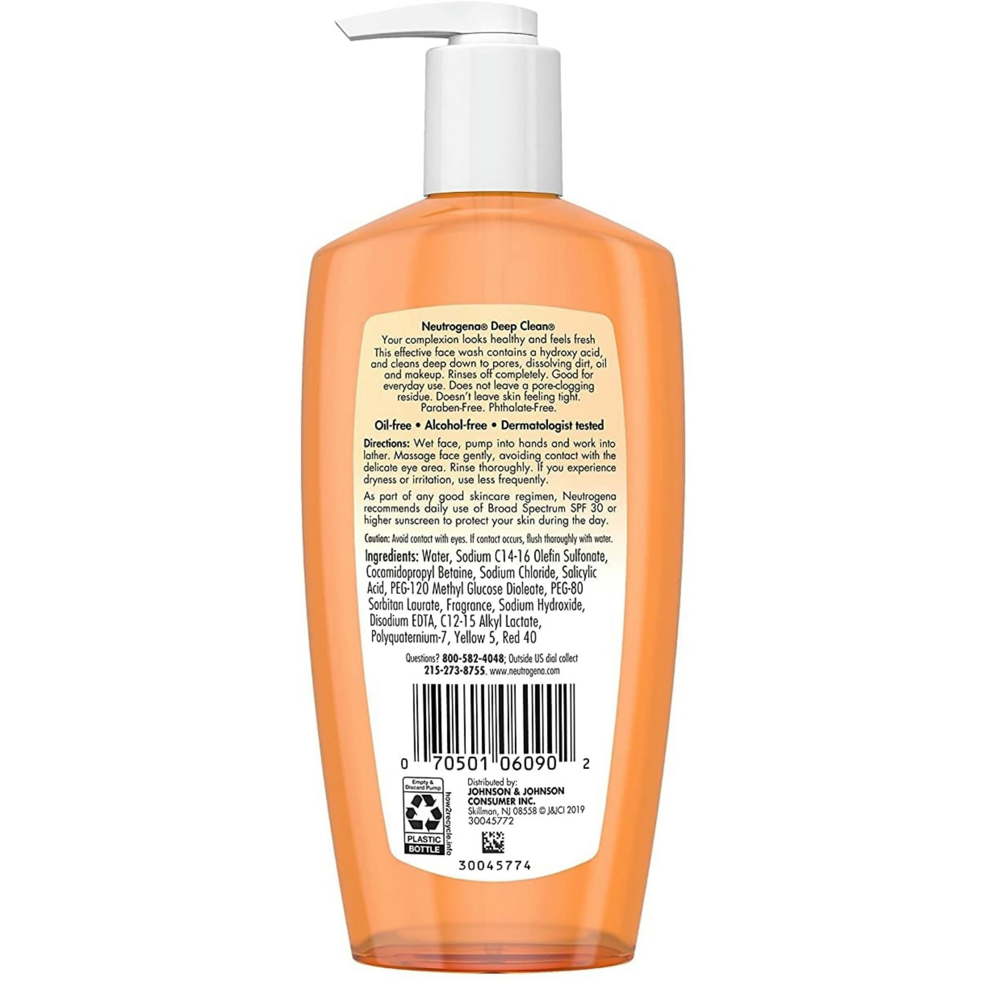 Neutrogena Deep Clean Facial Cleanser