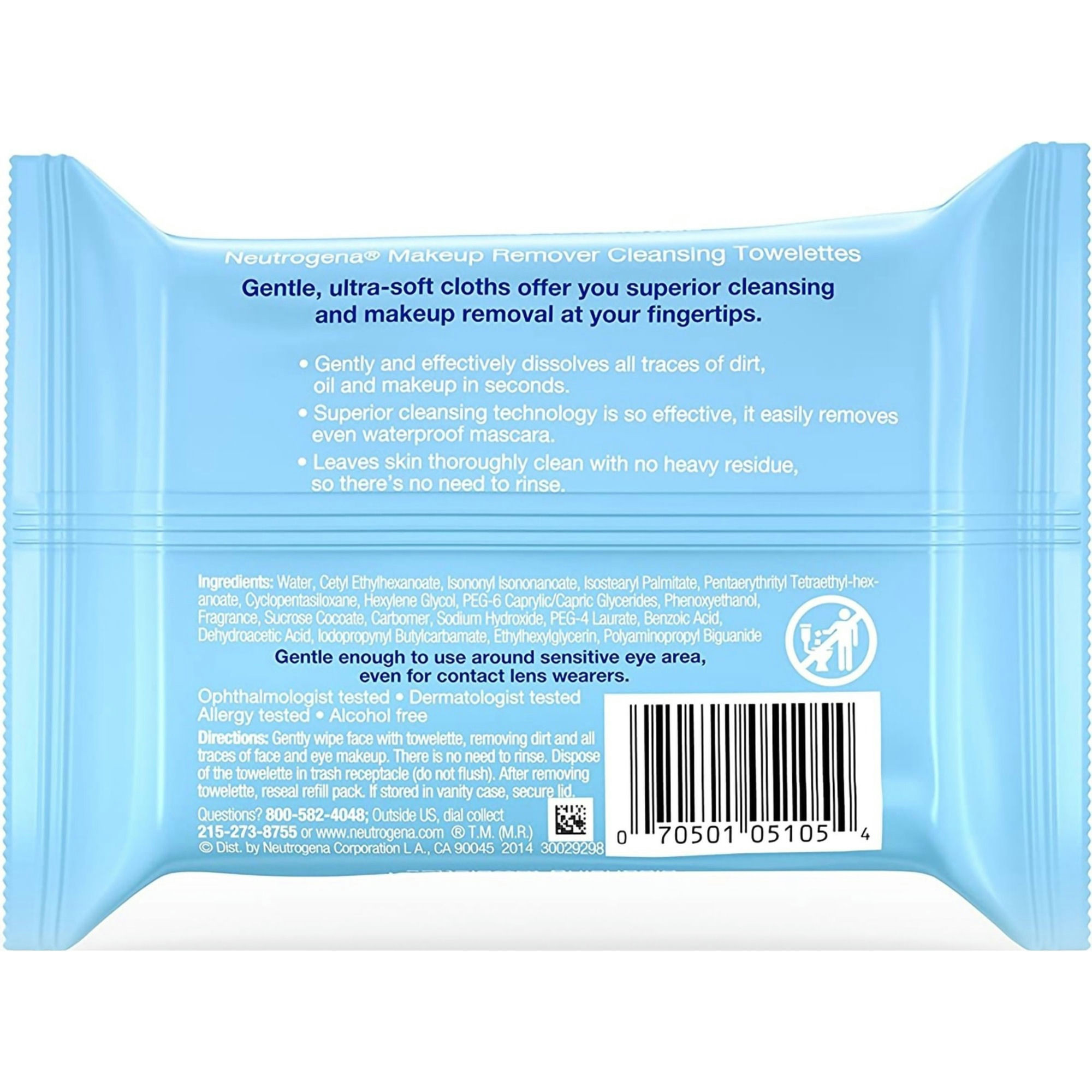 Neutrogena Makeup Remover Ultra-Soft Cleaning Towelettes