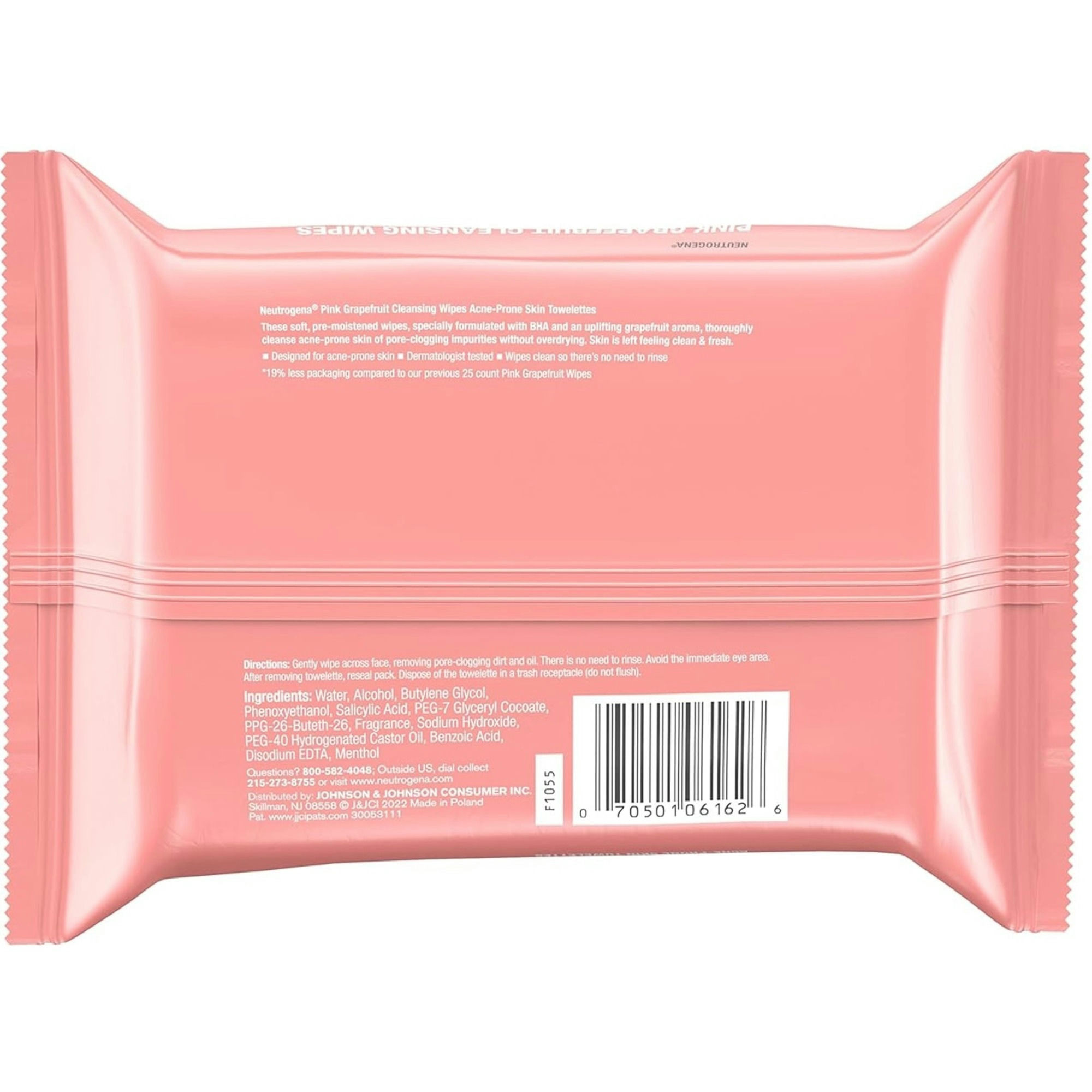 Neutrogena Pink Grapefruit Cleansing Wipes