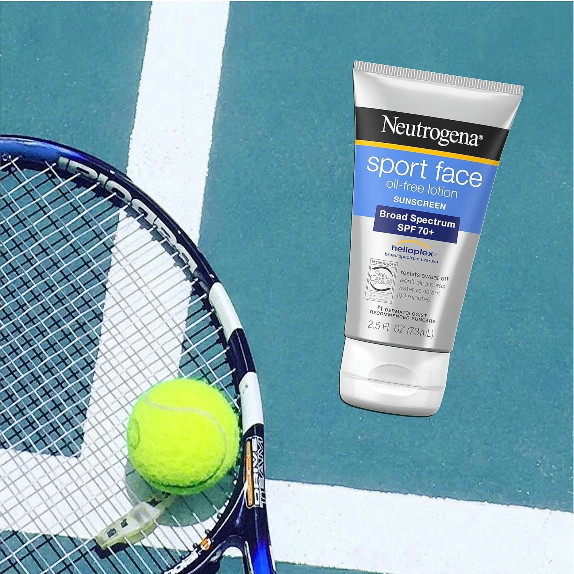 Neutrogena Sport Face Oil-Free Sunscreen Lotion, SPF 70