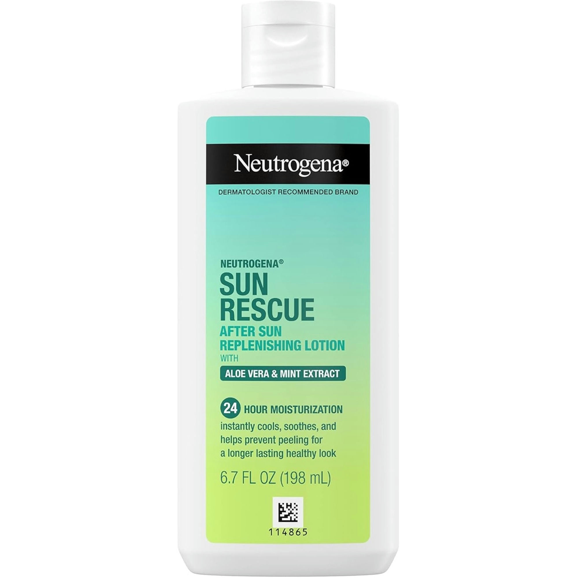 Neutrogena Sun Rescue After Sun Replenishing Lotion with Aloe Vera, Mint Extract