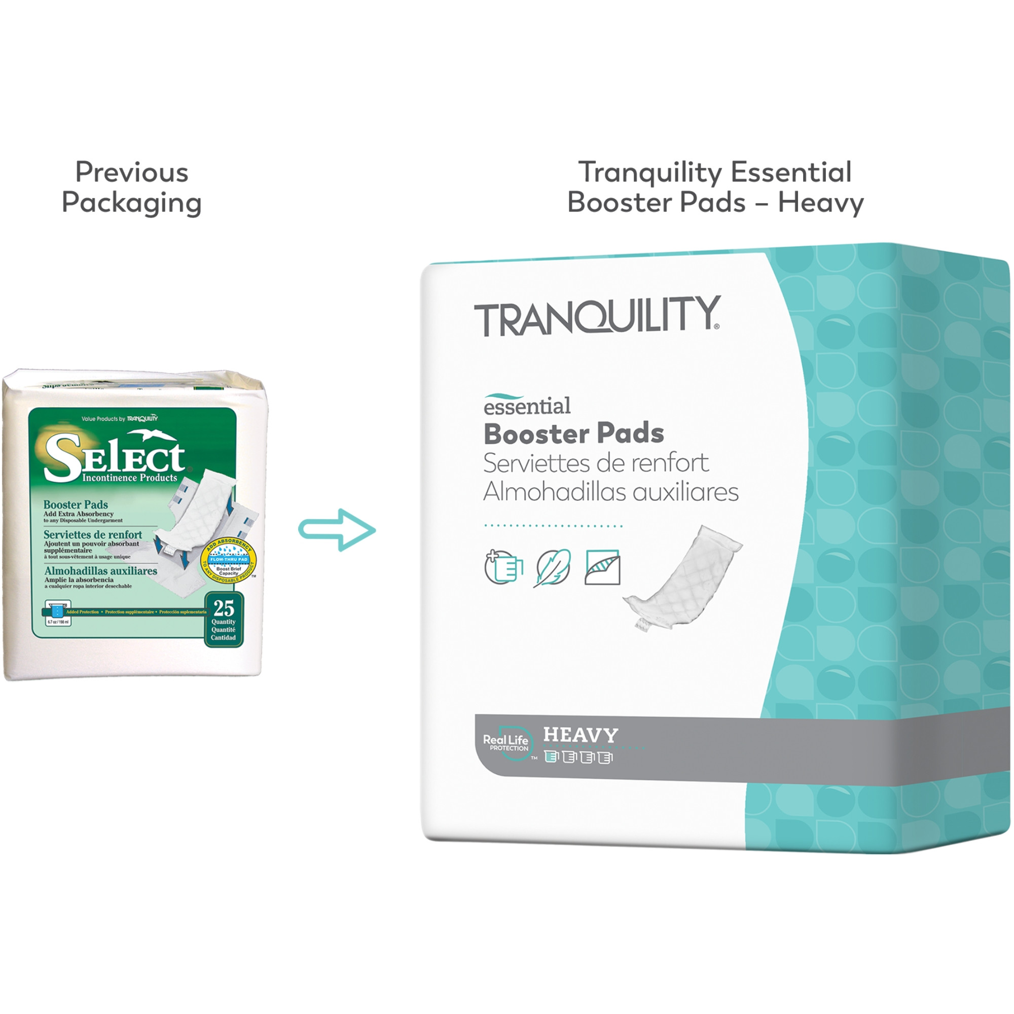 Tranquility Essential Booster Pads, Heavy