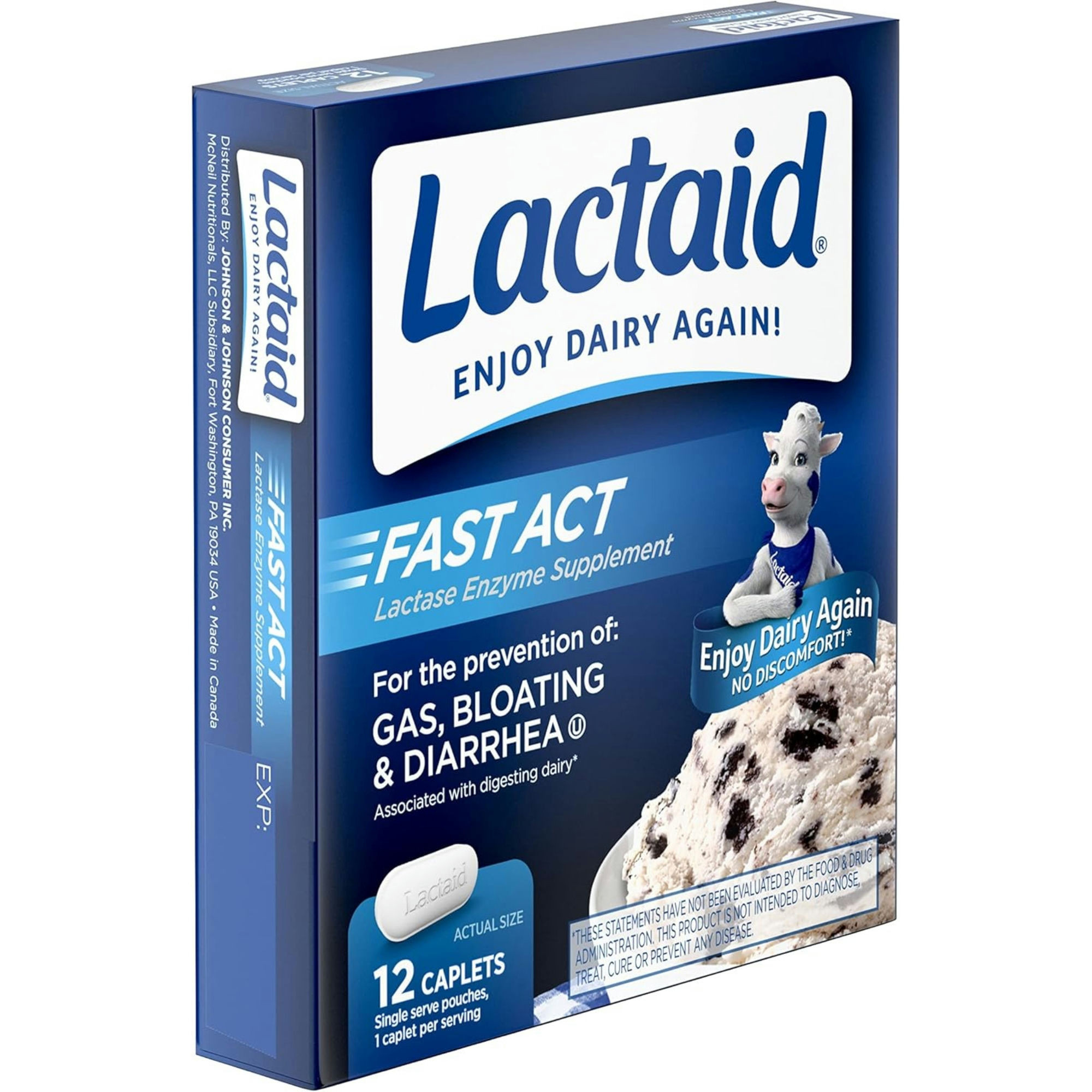 Lactaid Fast Act Lactase Enzyme