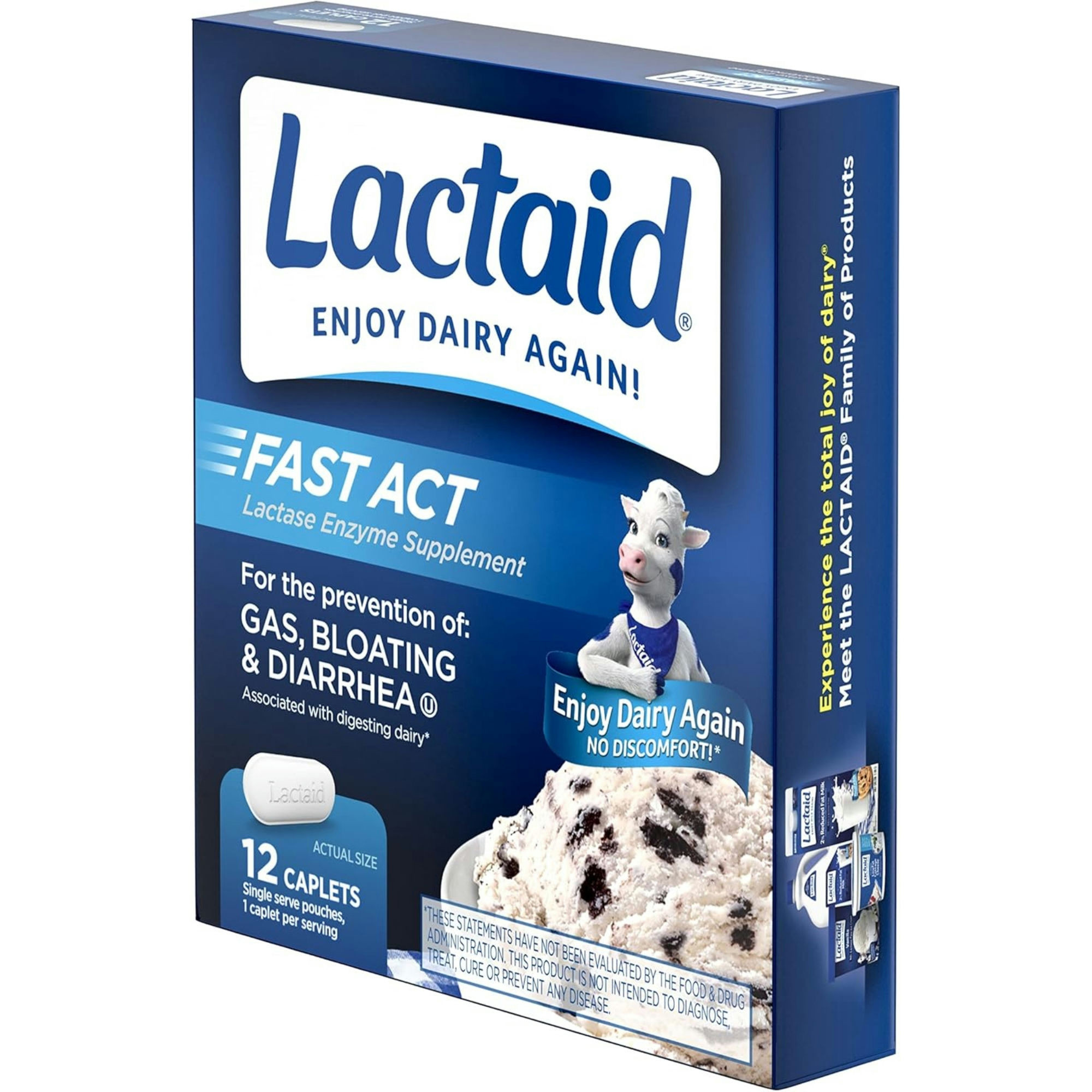 Lactaid Fast Act Lactase Enzyme