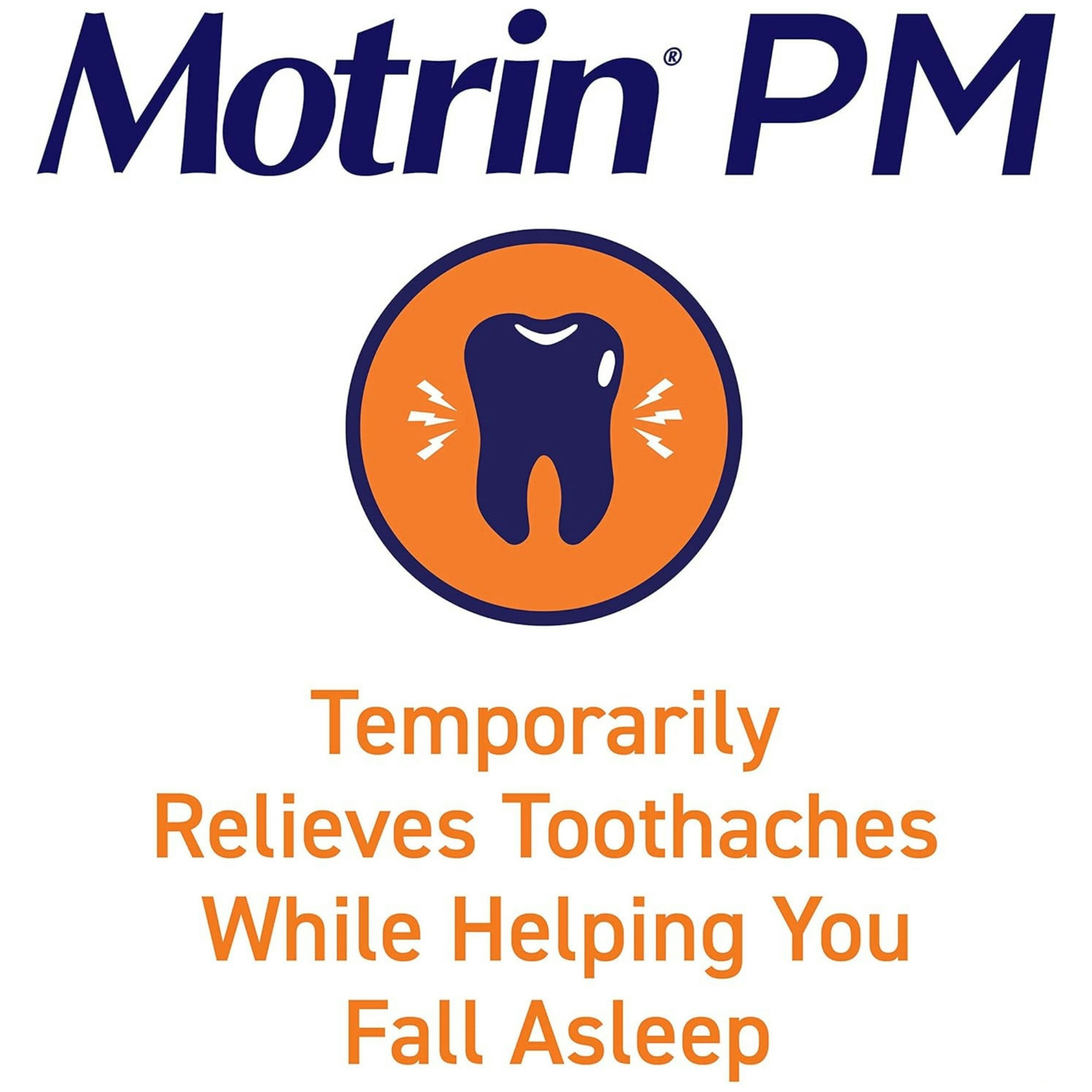 Motrin PM Caplets Nighttime Relief for Minor Pains