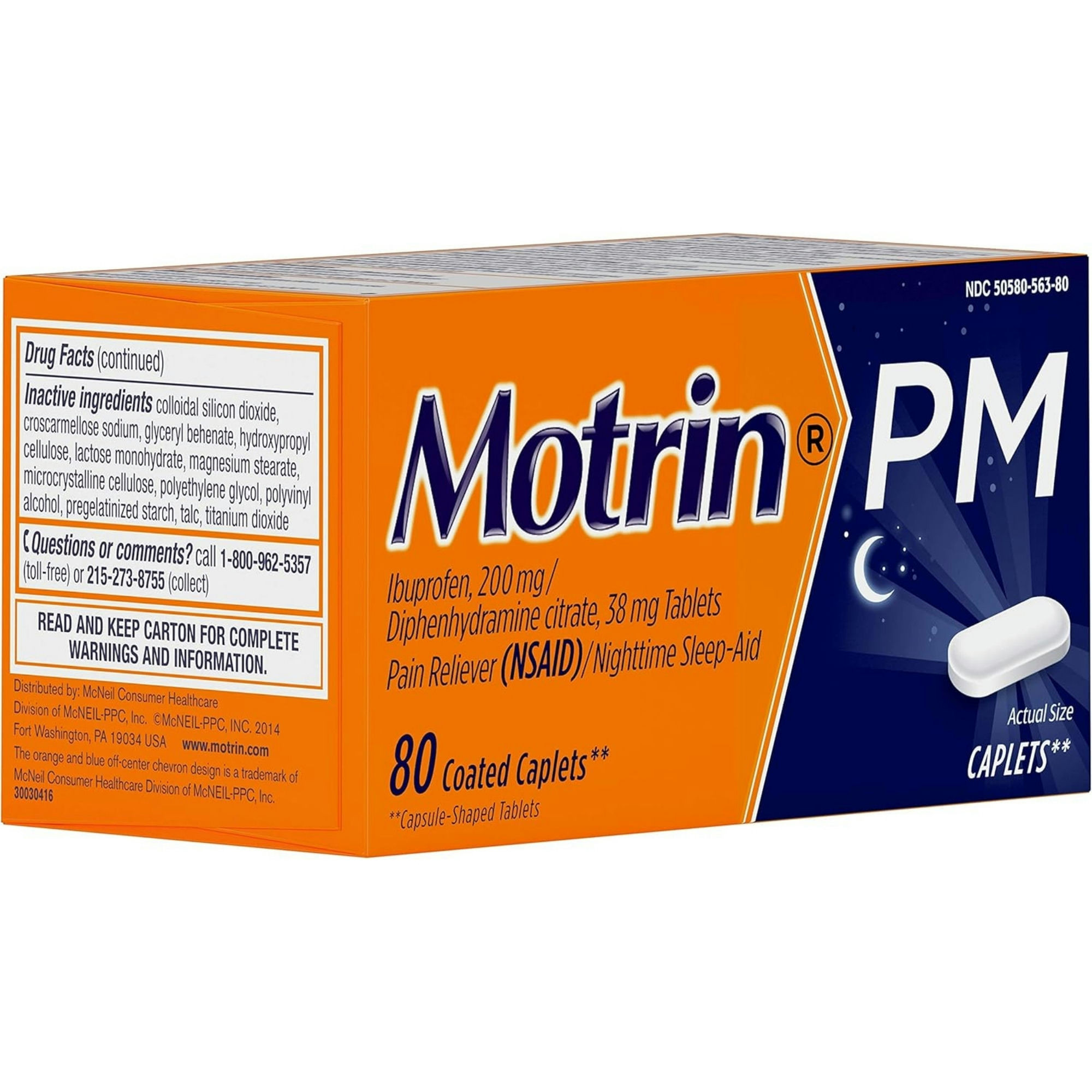 Motrin PM Caplets Nighttime Relief for Minor Pains