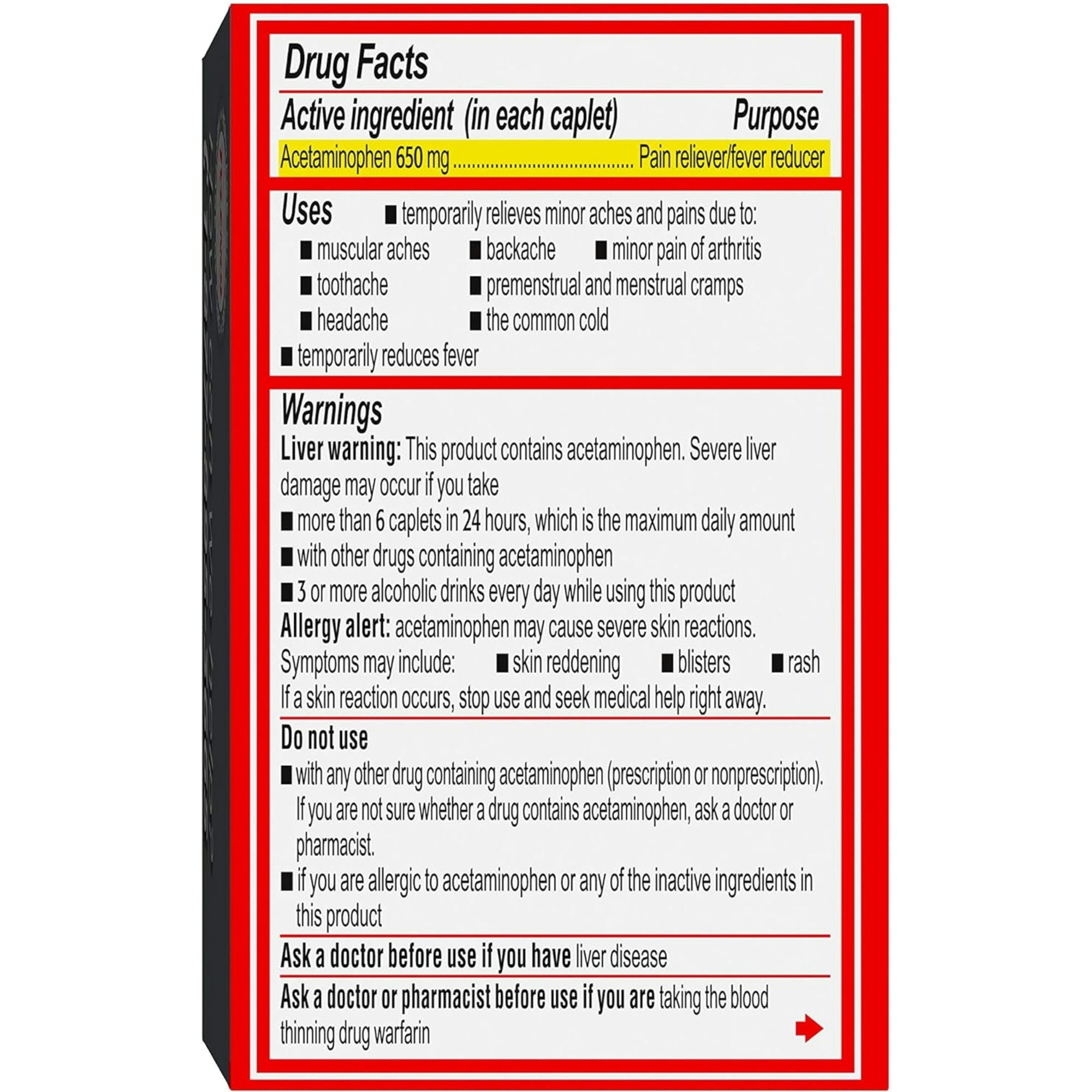 Tylenol 8 Hour Muscle Aches & Pain Caplets