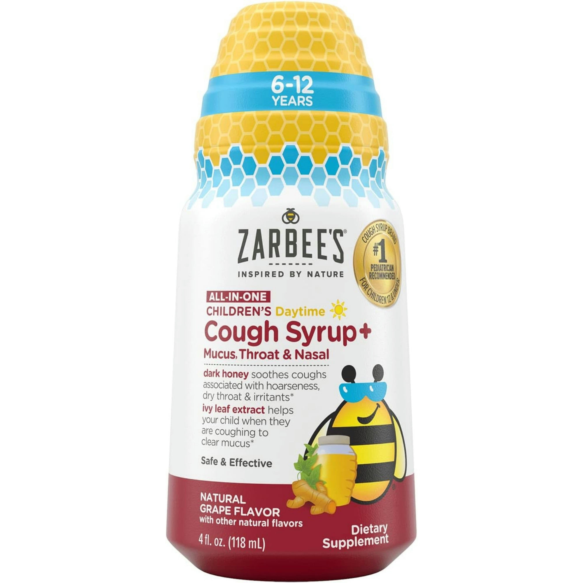 Zarbee's Children's All-in-One Daytime Cough Syrup