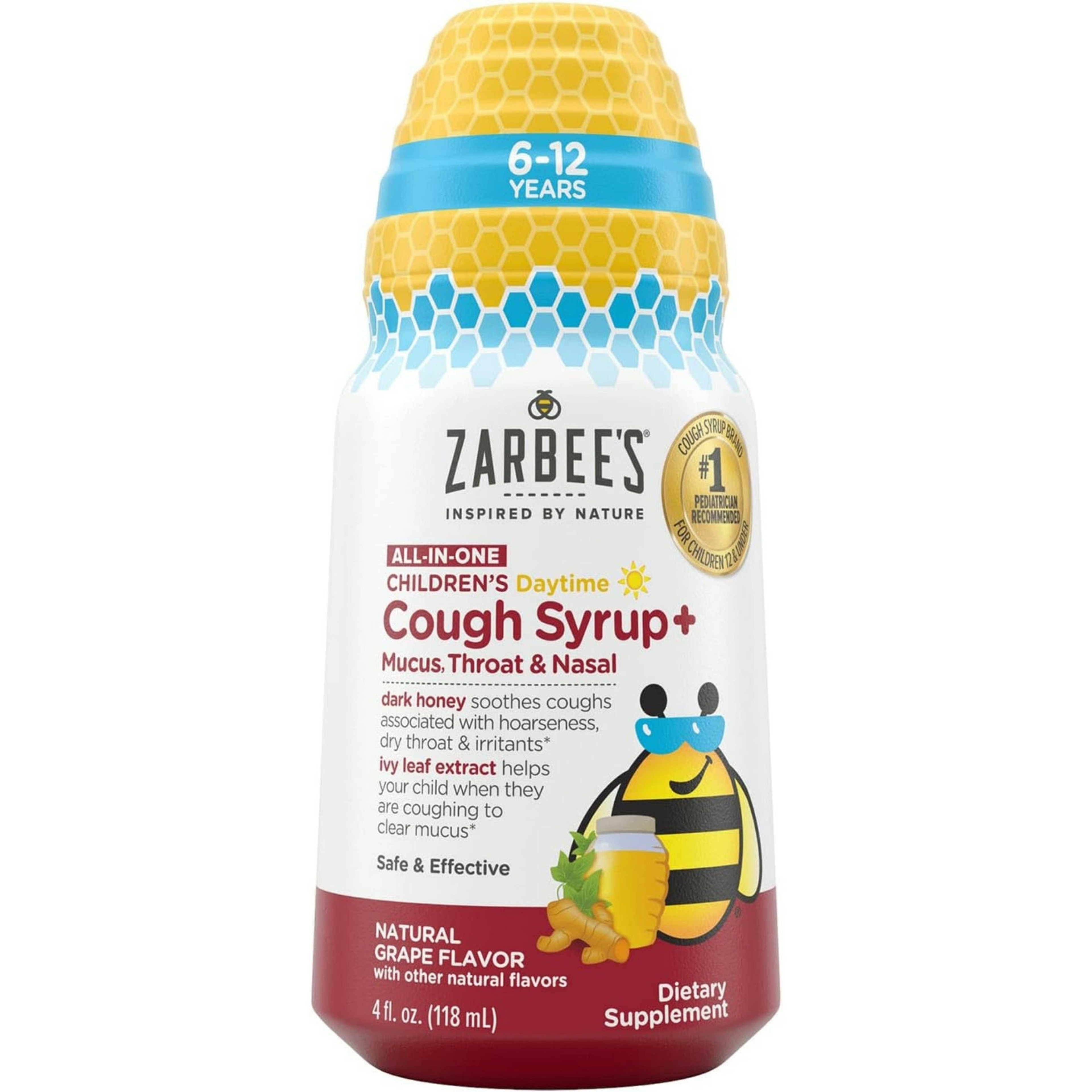 Zarbee's Children's All-in-One Daytime Cough Syrup
