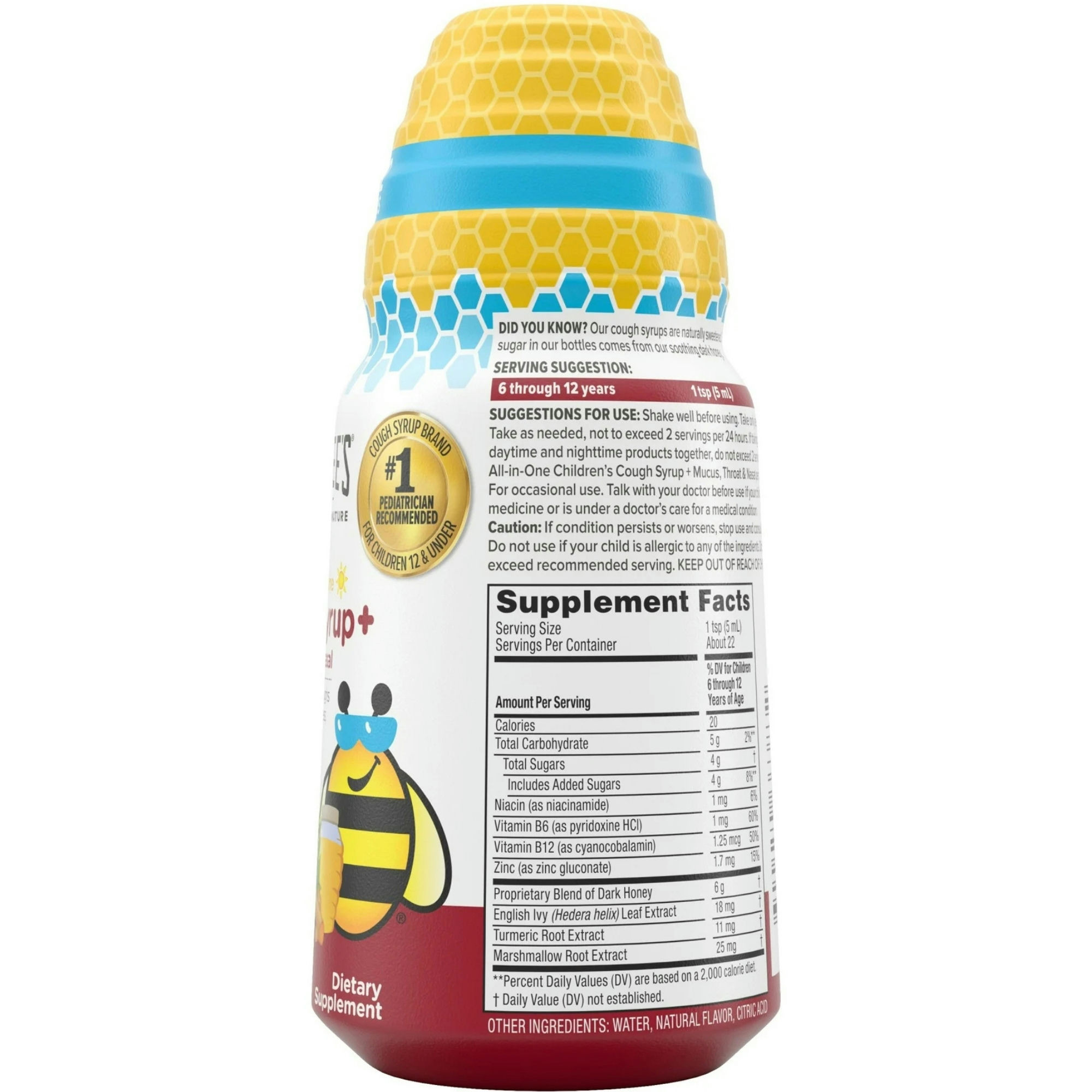 Zarbee's Children's All-in-One Daytime Cough Syrup