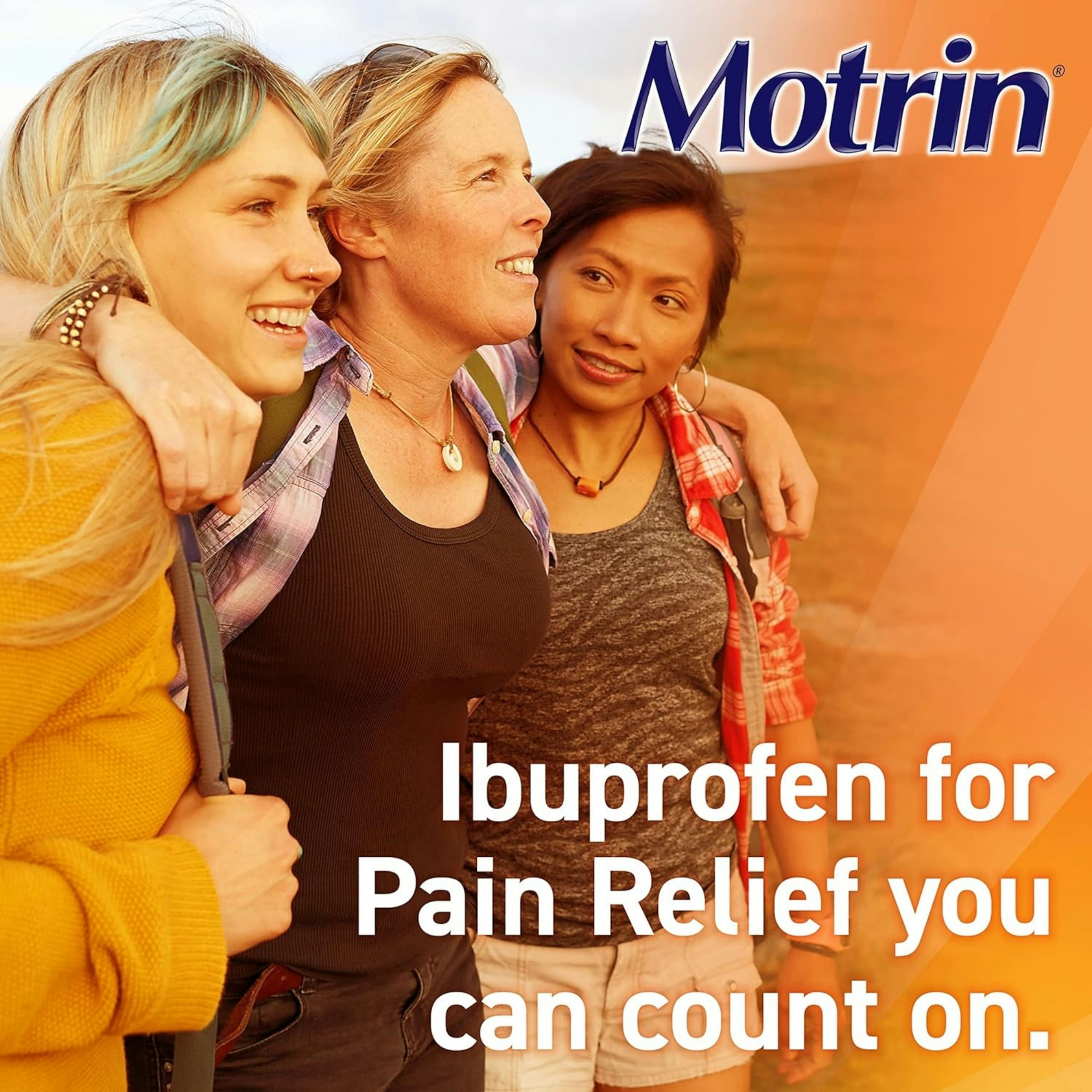 Motrin Tablets for Pain & Fever Relief