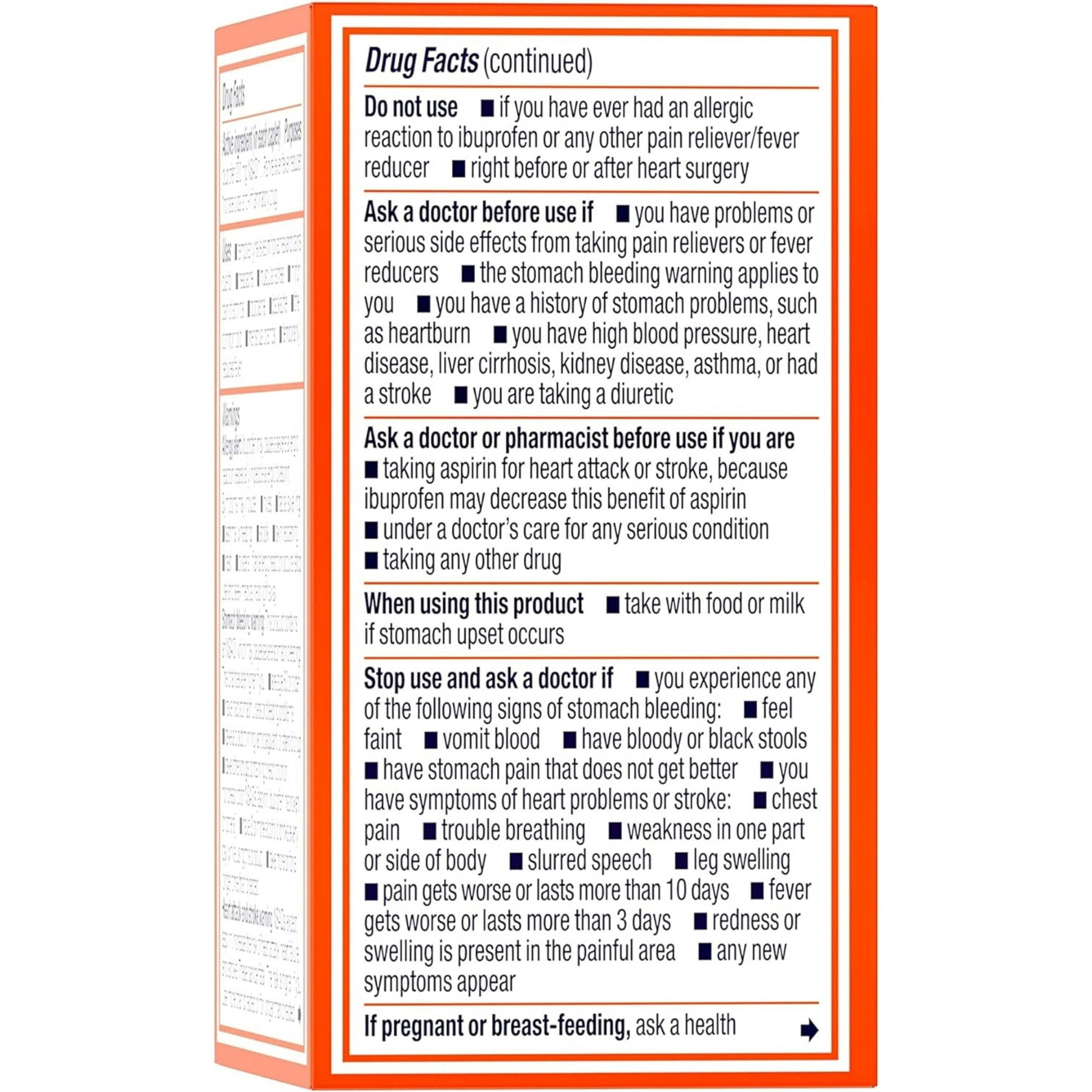 Motrin Tablets for Pain & Fever Relief