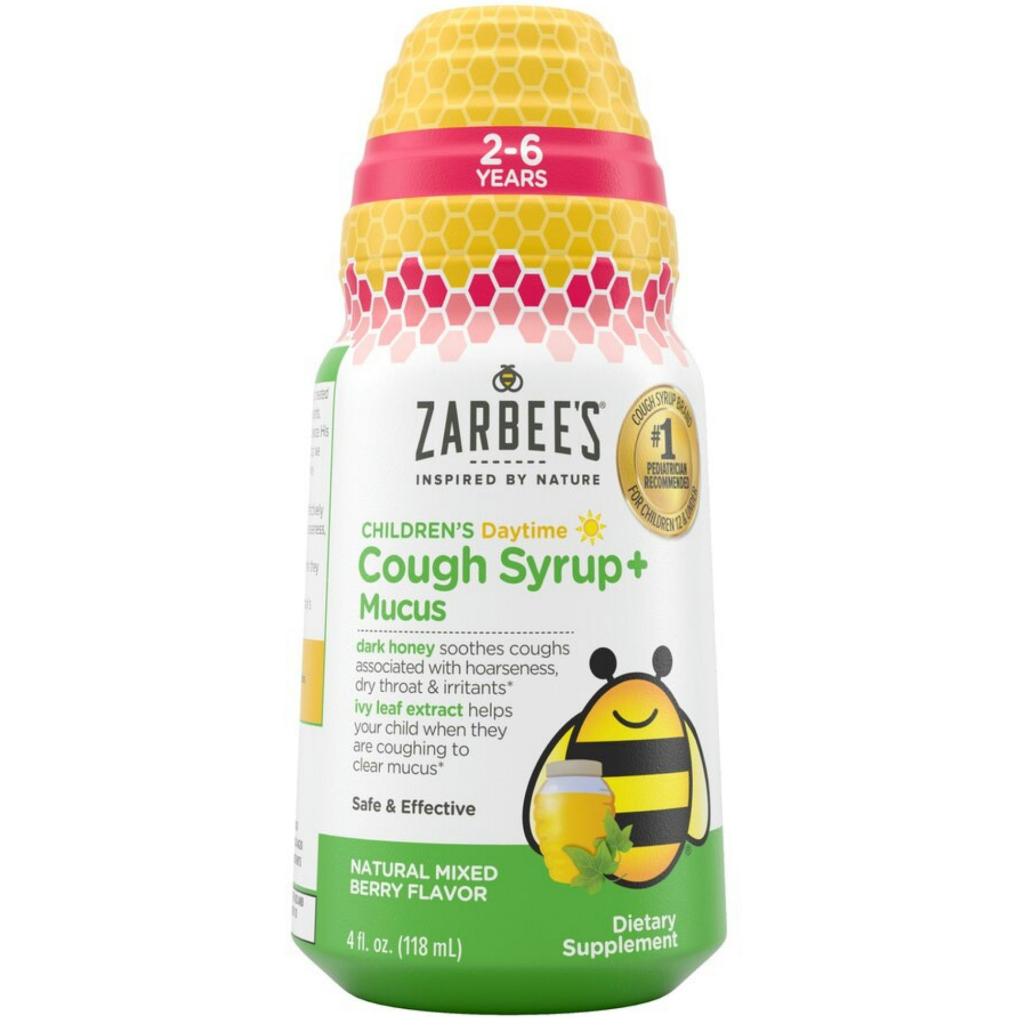 Zarbee's Children's Daytime Cough Syrup + Mucus