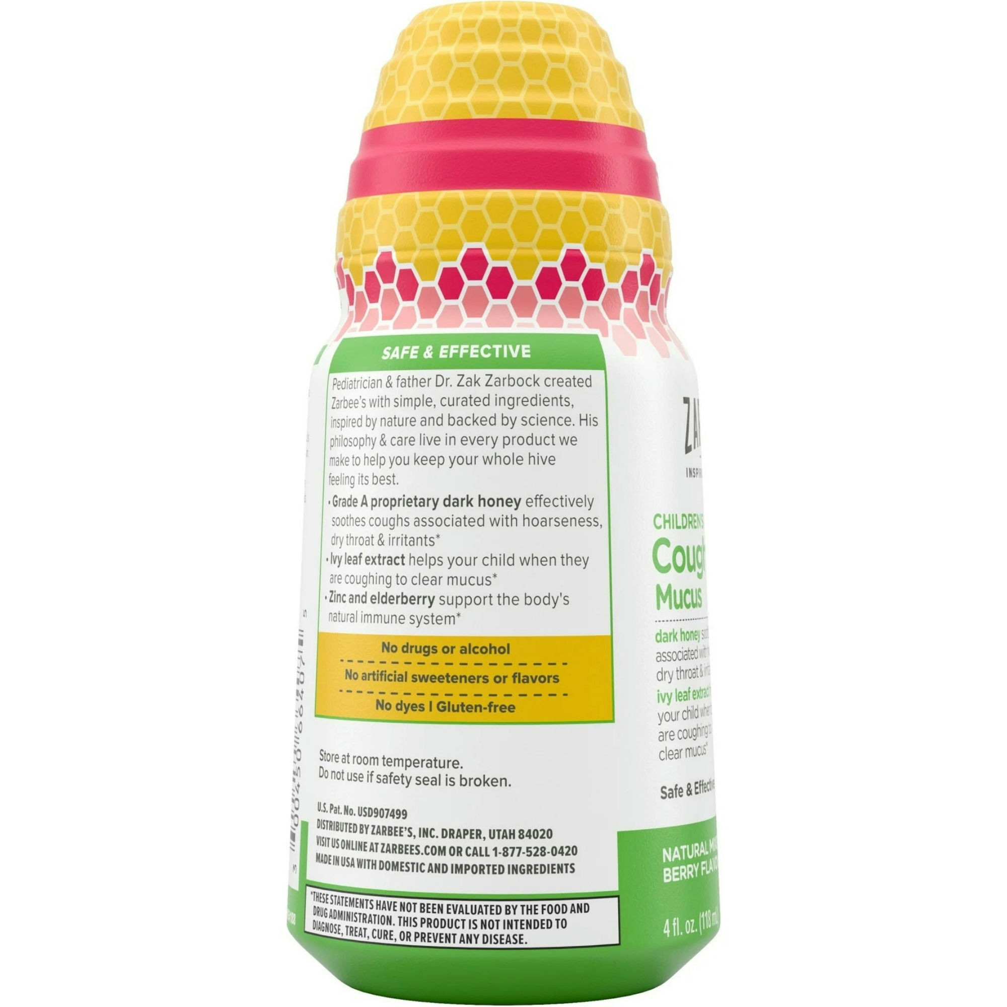 Zarbee's Children's Daytime Cough Syrup + Mucus