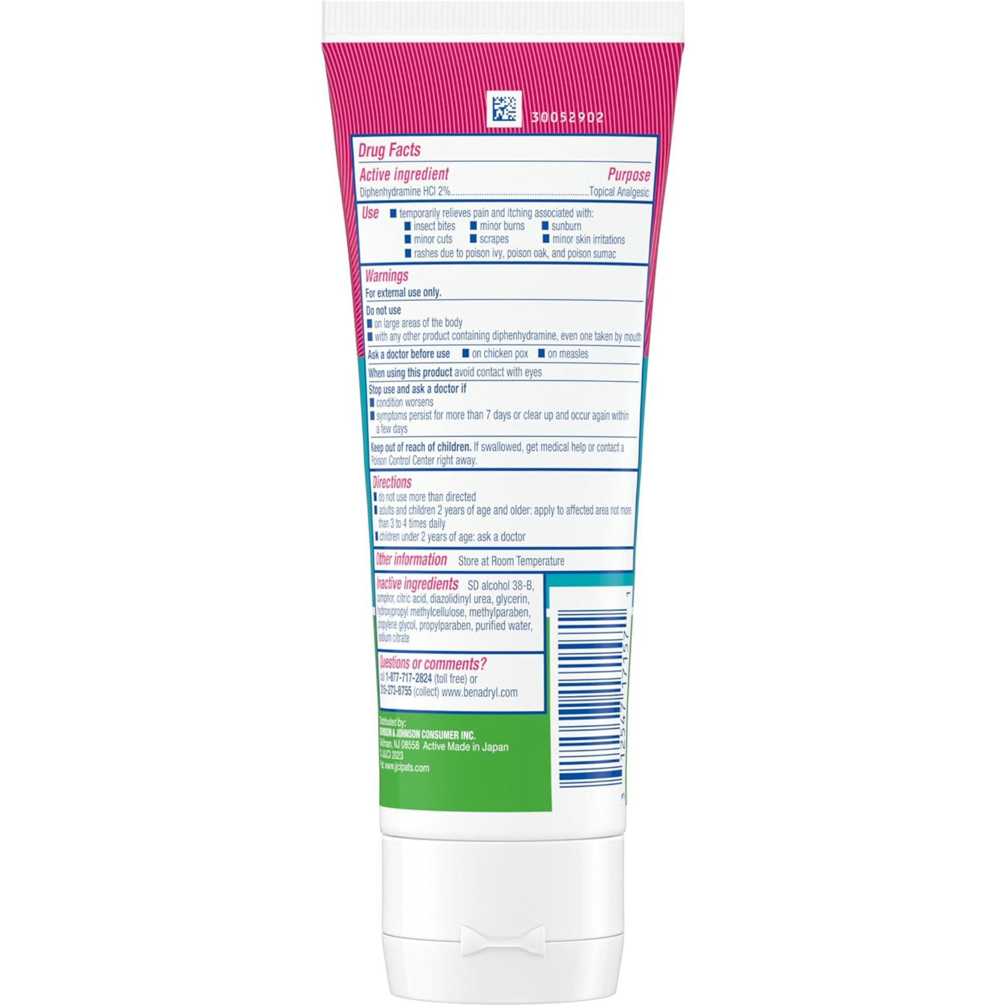 Benadryl Itch Stopping Extra Strength Analgesic Gel