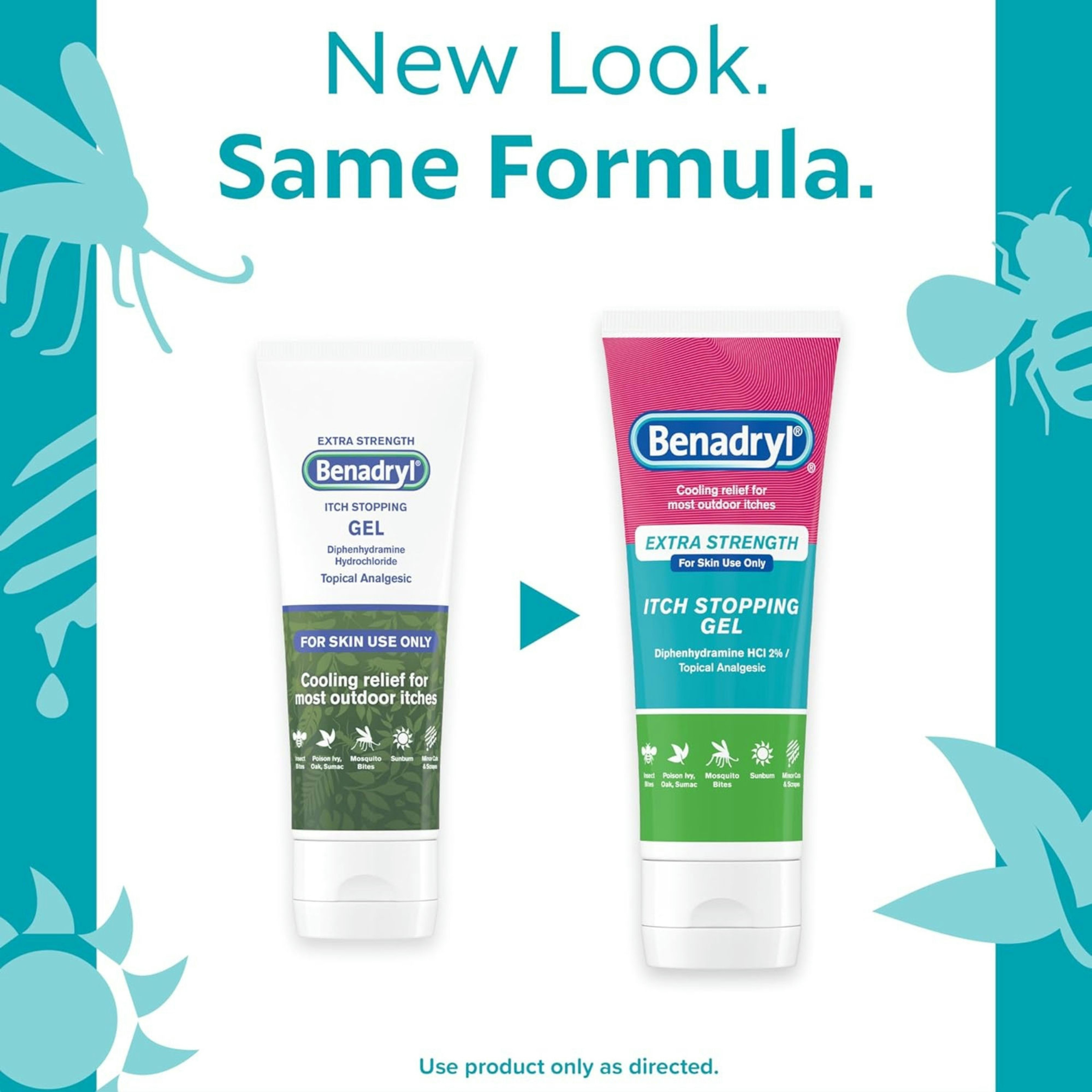 Benadryl Itch Stopping Extra Strength Analgesic Gel